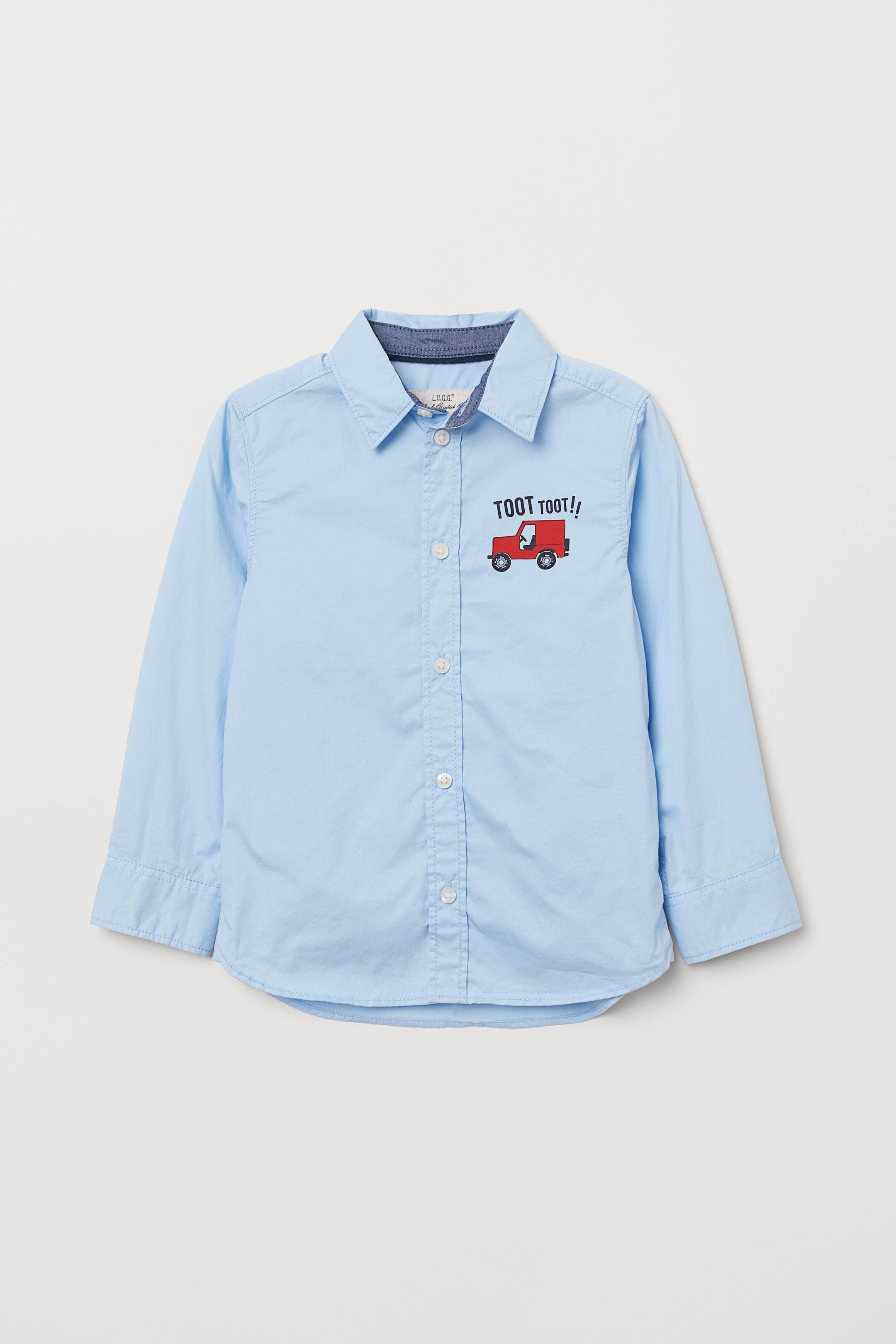 Größeres Bild ansehen: Baumwollhemd - Hellblau - Kids | H&M DE 1