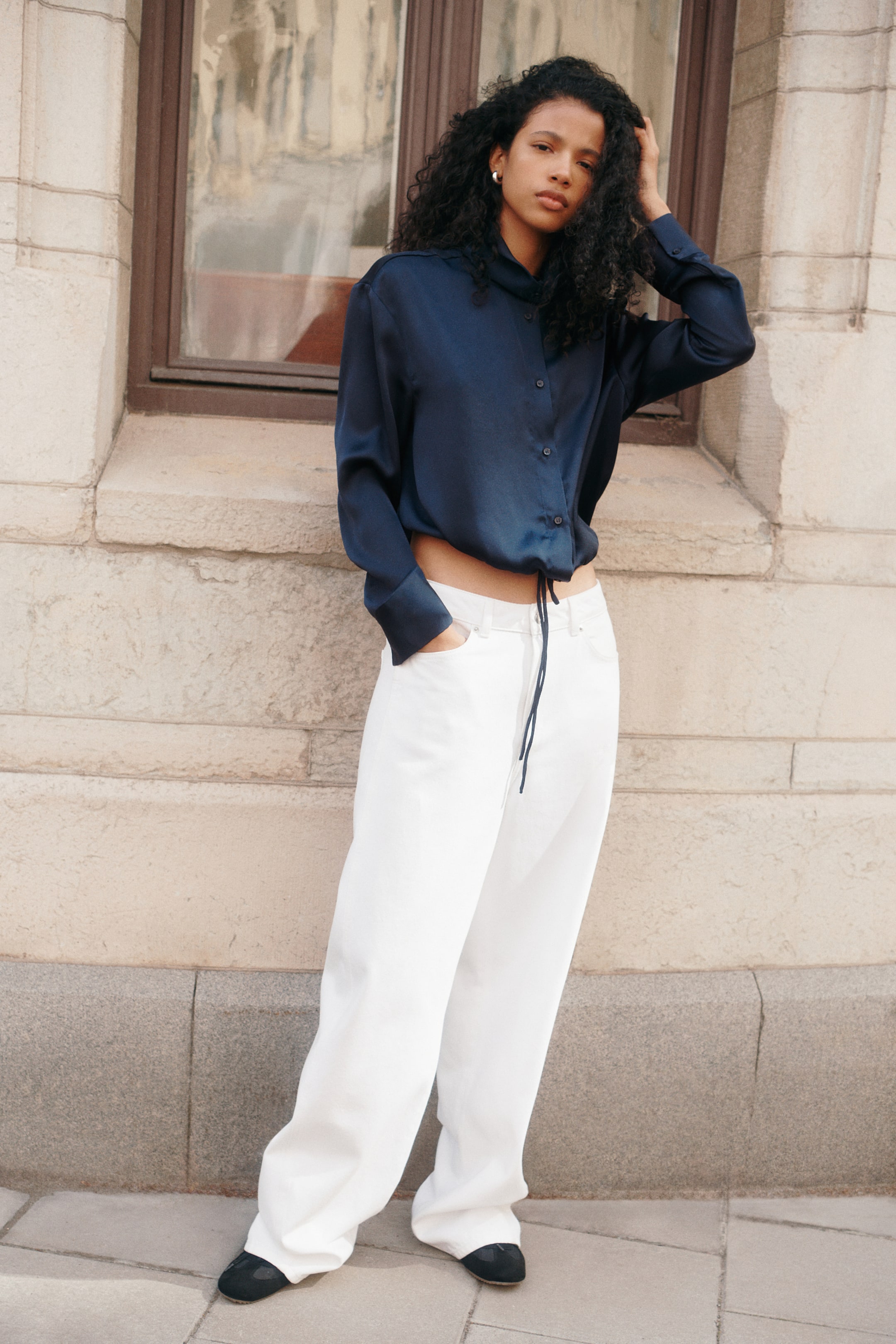 Chemise en satin