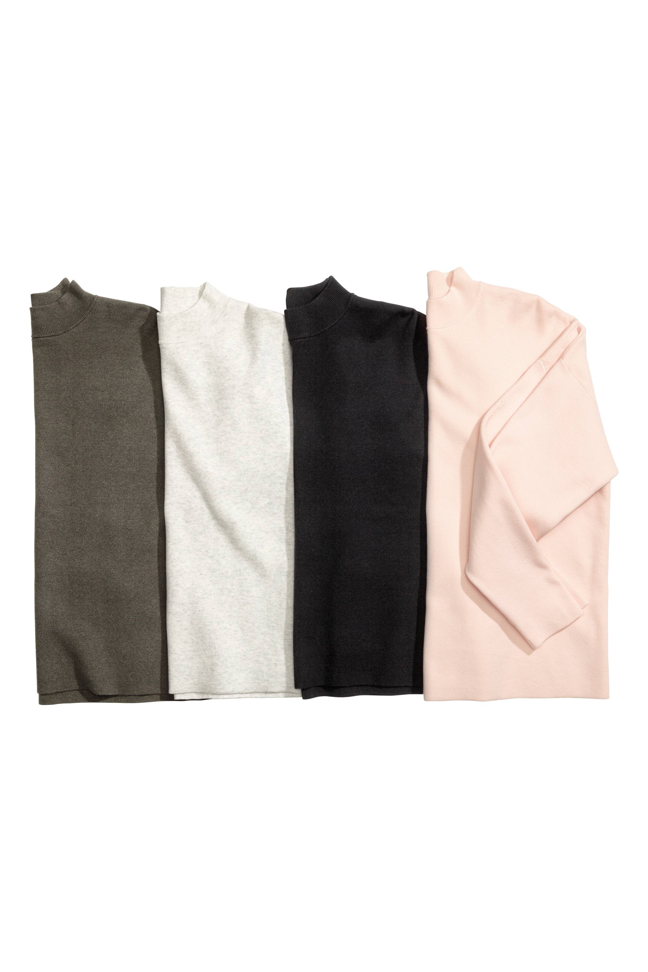Zobacz większy obraz: Sweter z półgolfem - Czarny - ONA | H&M PL 1