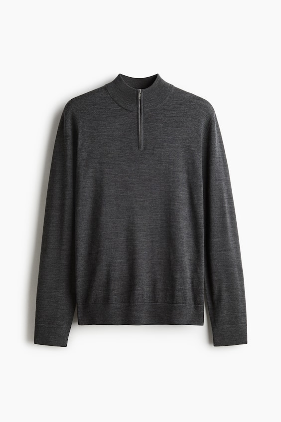 Sweter z wełny merynosowej Regular Fit