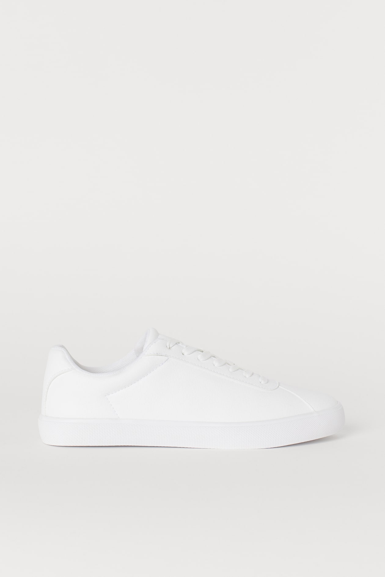 Sneakers - No heel - White/faux leather - Ladies | H&M US