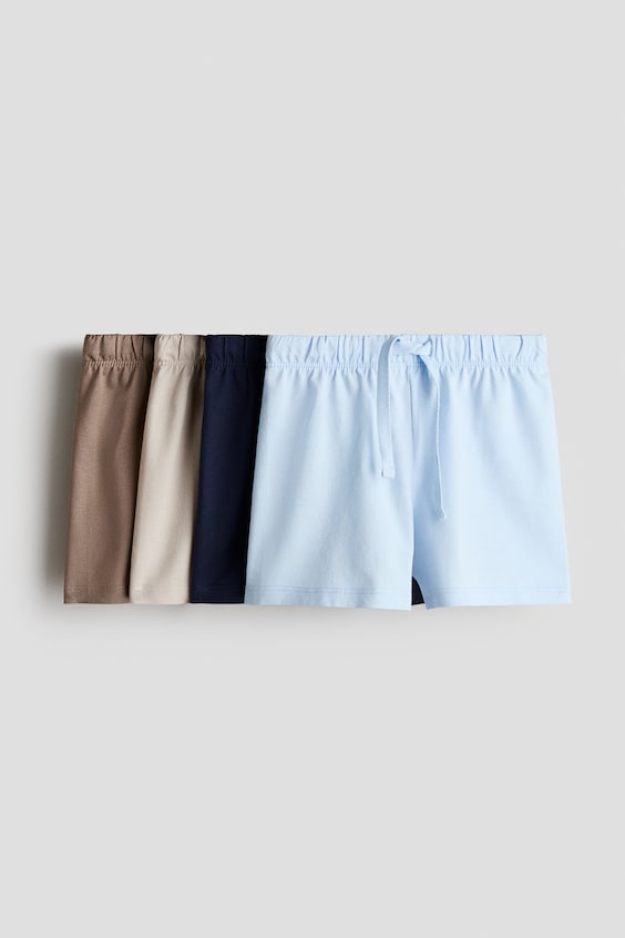 Детские шорты H&M 4-pack Jersey Shorts