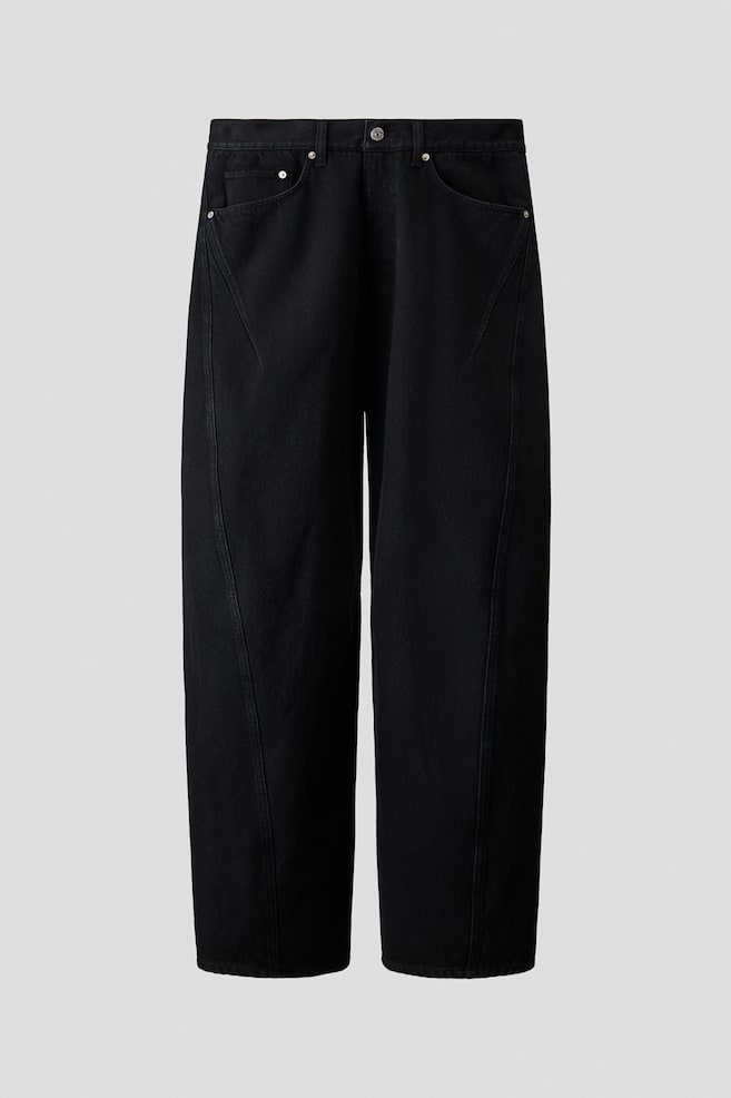 Loose Barrel Jeans - Preto denim - 1