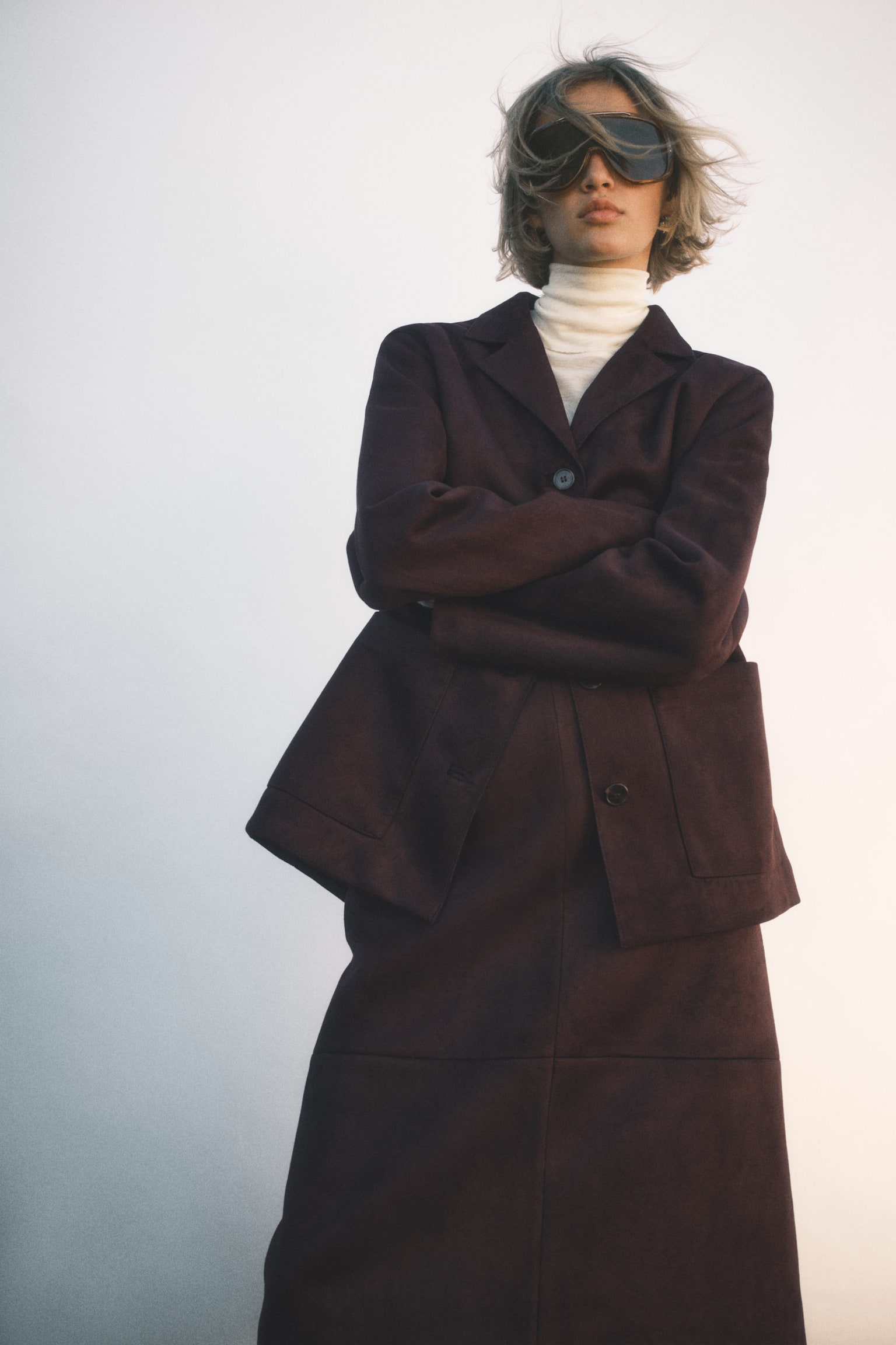 Jacket - Burgundy/Brown/Dark brown - 5