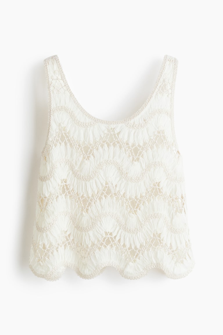 Bluza heklanog izgleda