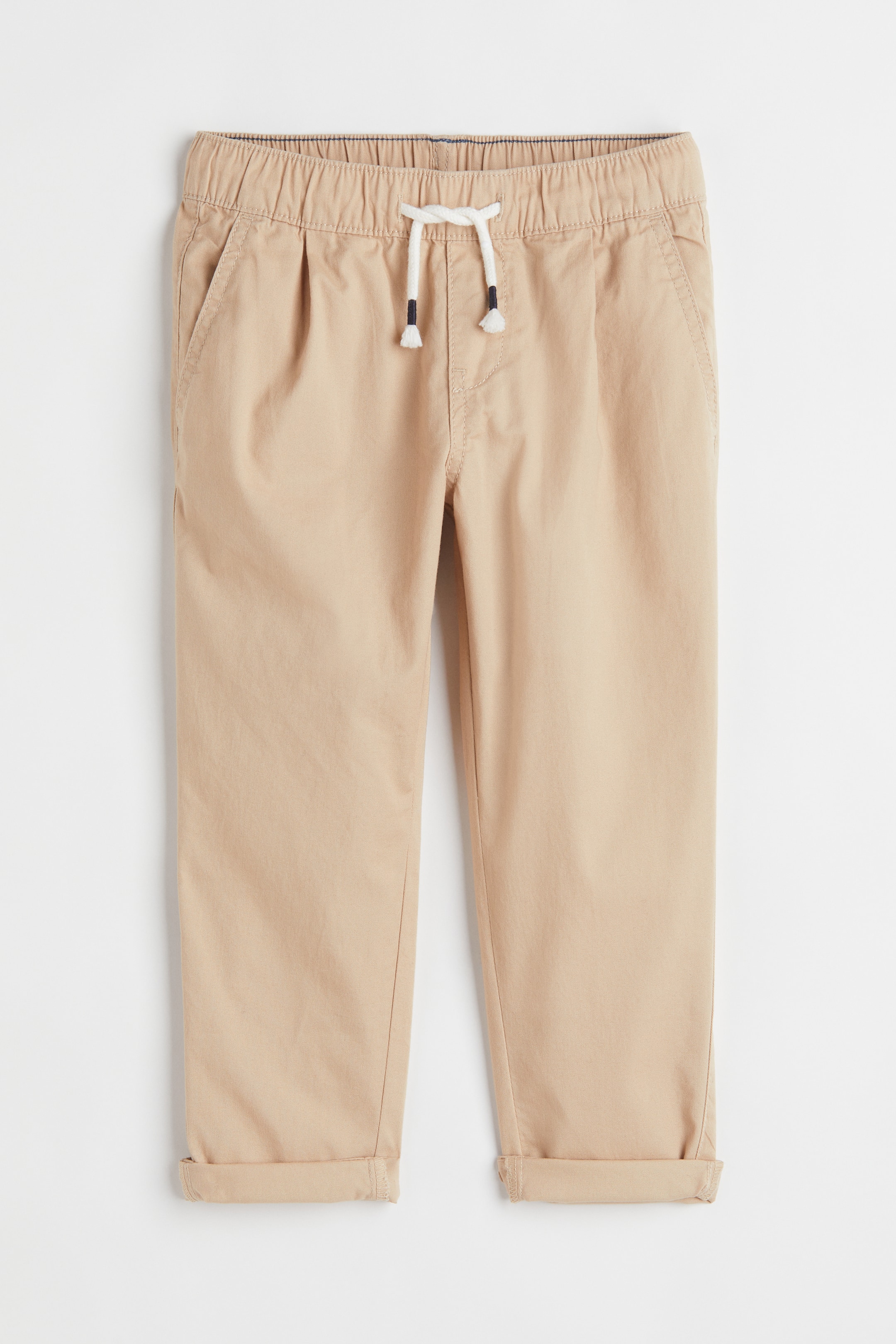 הצגת תמונה גדולה יותר: מכנסי צ'ינו מכותנה Relaxed Fit - בז' - Kids | H&M IL 1