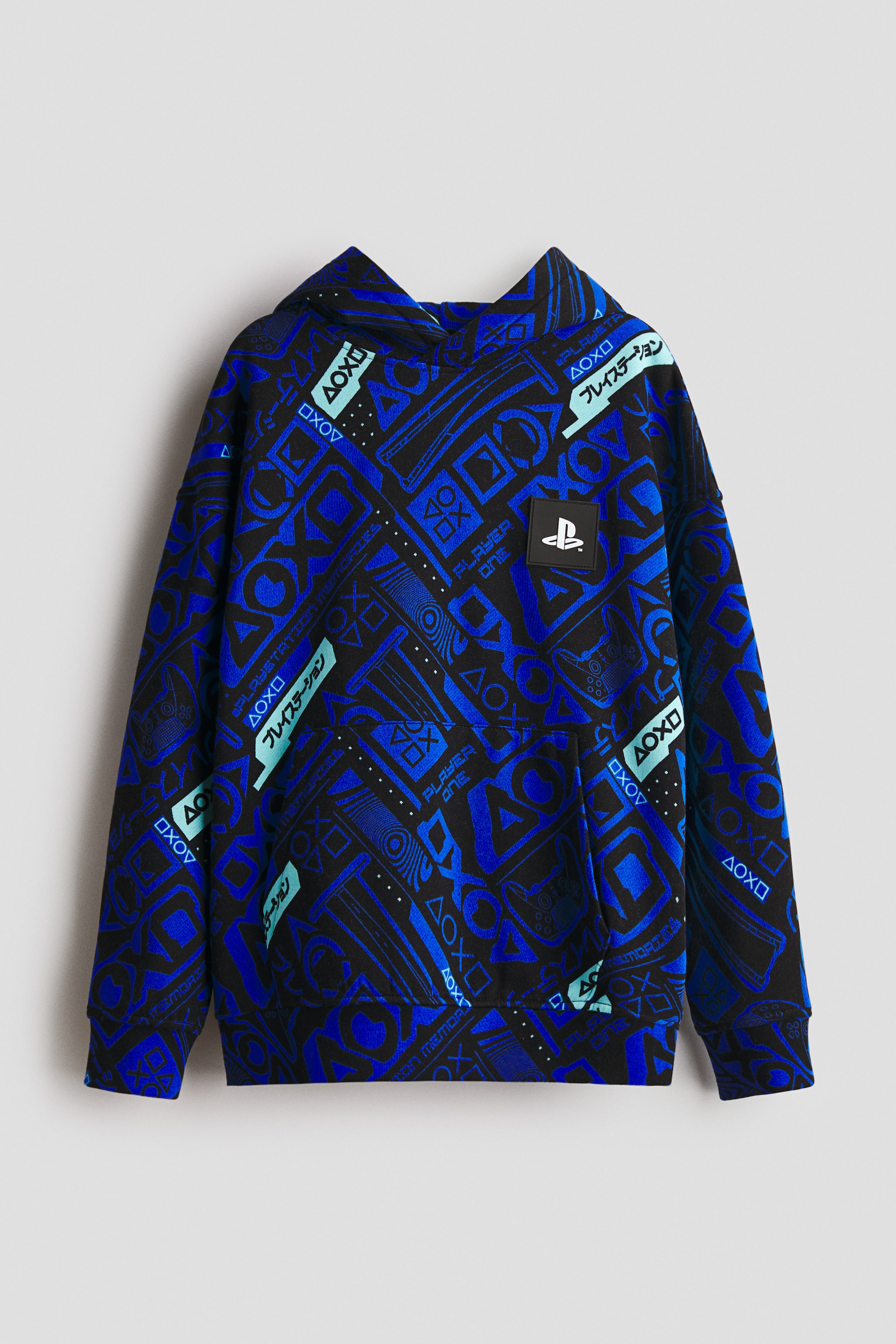 Ampliar la imagen: Sudadera con gorro y diseño - Azul/PlayStation - Kids | H&M MX 1