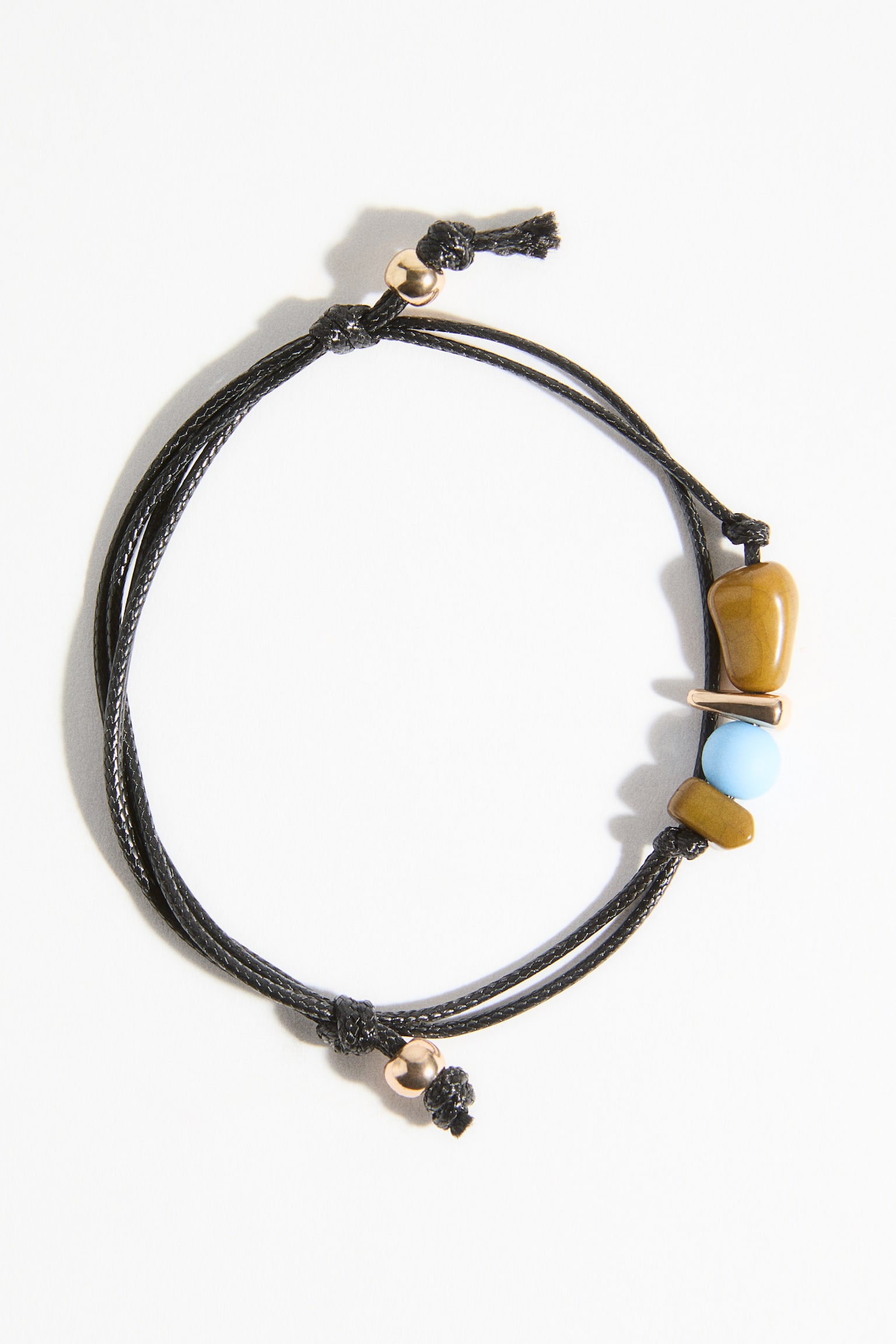 Bracelet cordon - Noir/Rouge foncé - 1