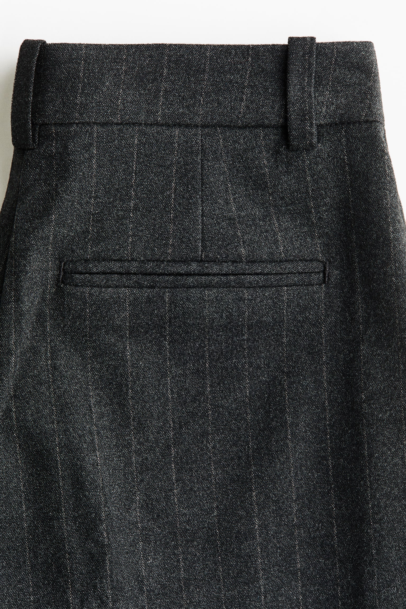 Женские брюки H&M Wide-Leg Dress Pants, цвет: Тёмный серый — фото 5