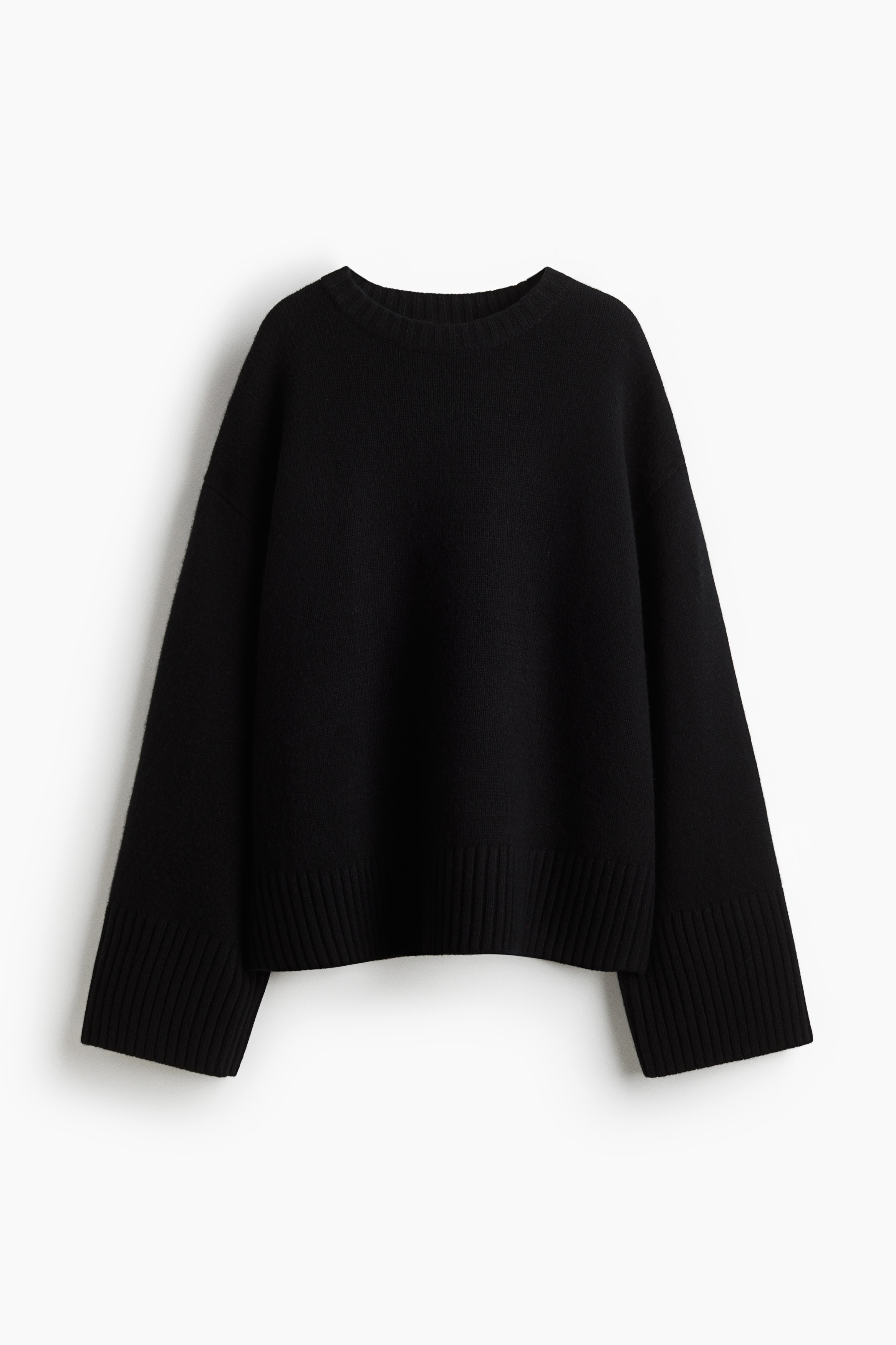 Cashmere-Blend Sweater - Dark brown - Ladies | H&M US