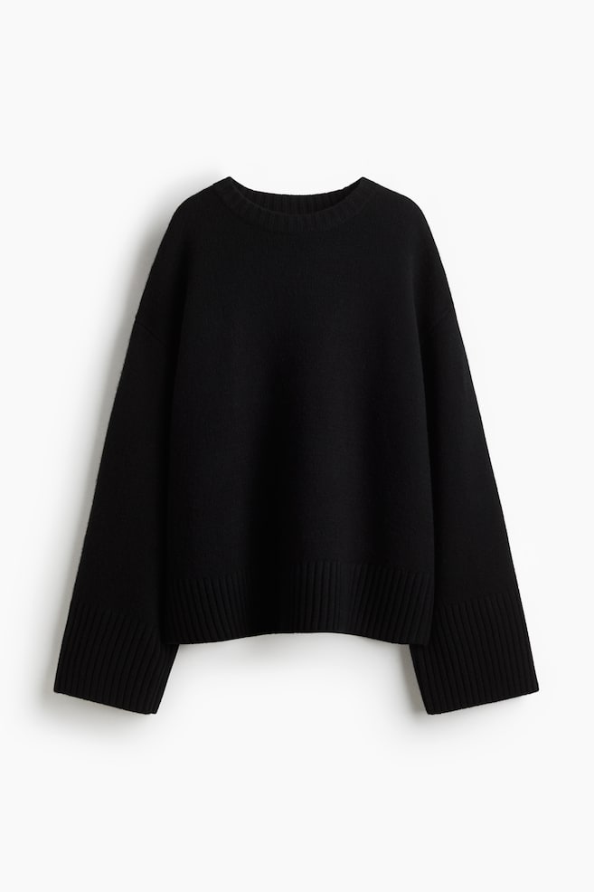 Pull en cachemire mélangé - Noir/Crème/Beige foncé/Bordeaux/Marron foncé/Bleu marine/Taupe foncé - 1