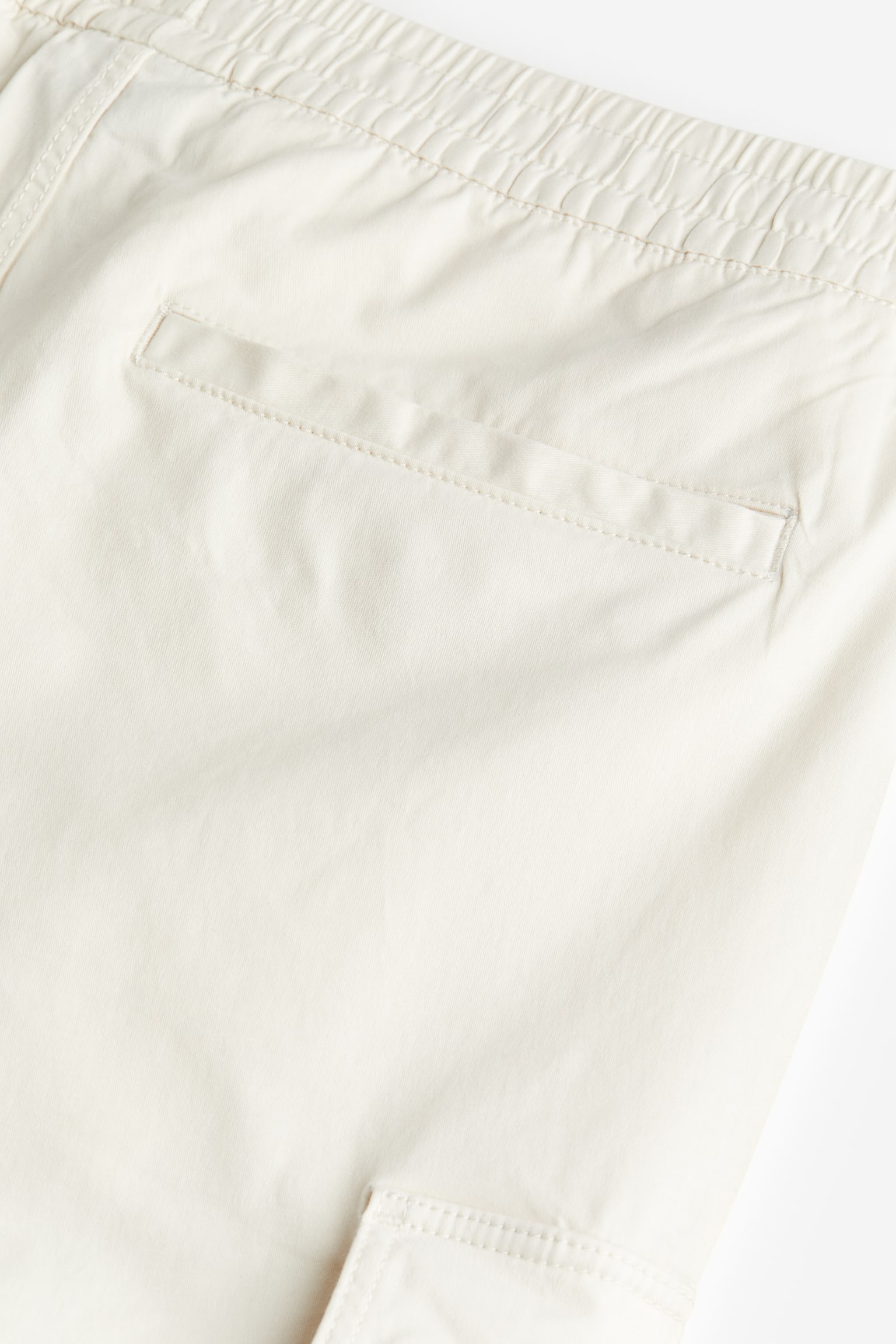 Relaxed Fit Cotton Cargo Joggers - Cream/Khaki green/Beige/Dark brown - 5