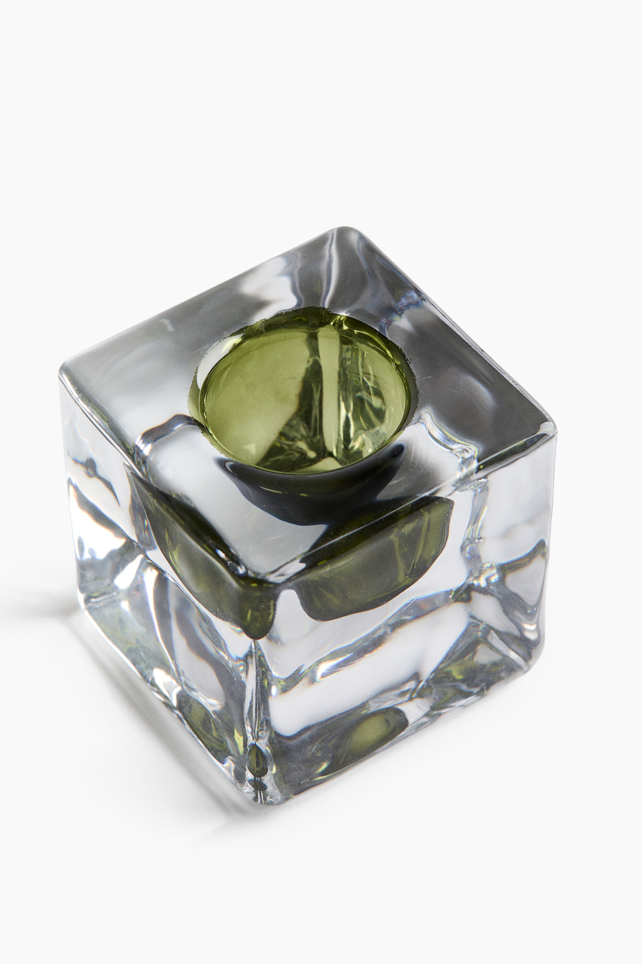 Small Glass Candlestick