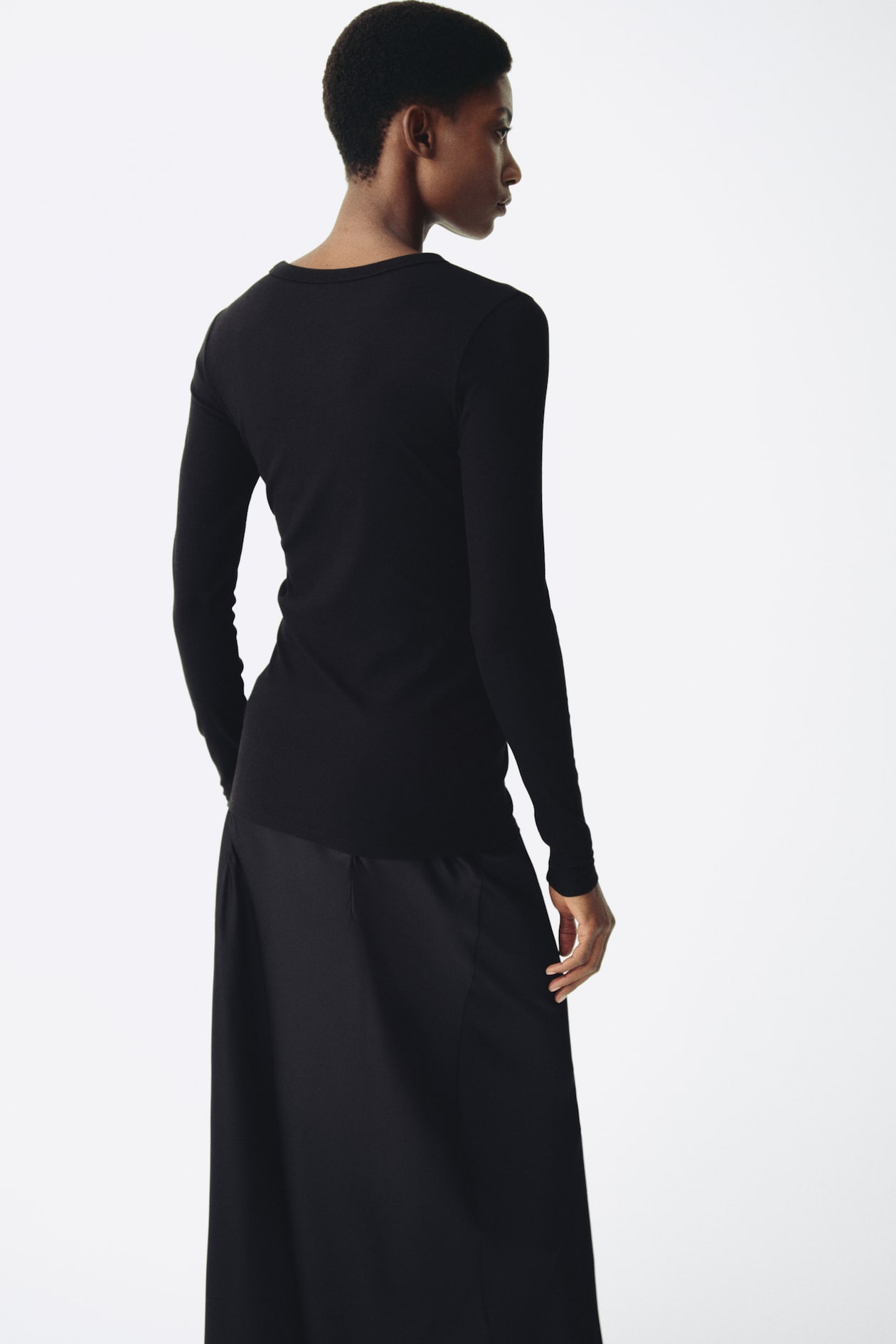 MAMA Ribbed Jersey Top - image 3