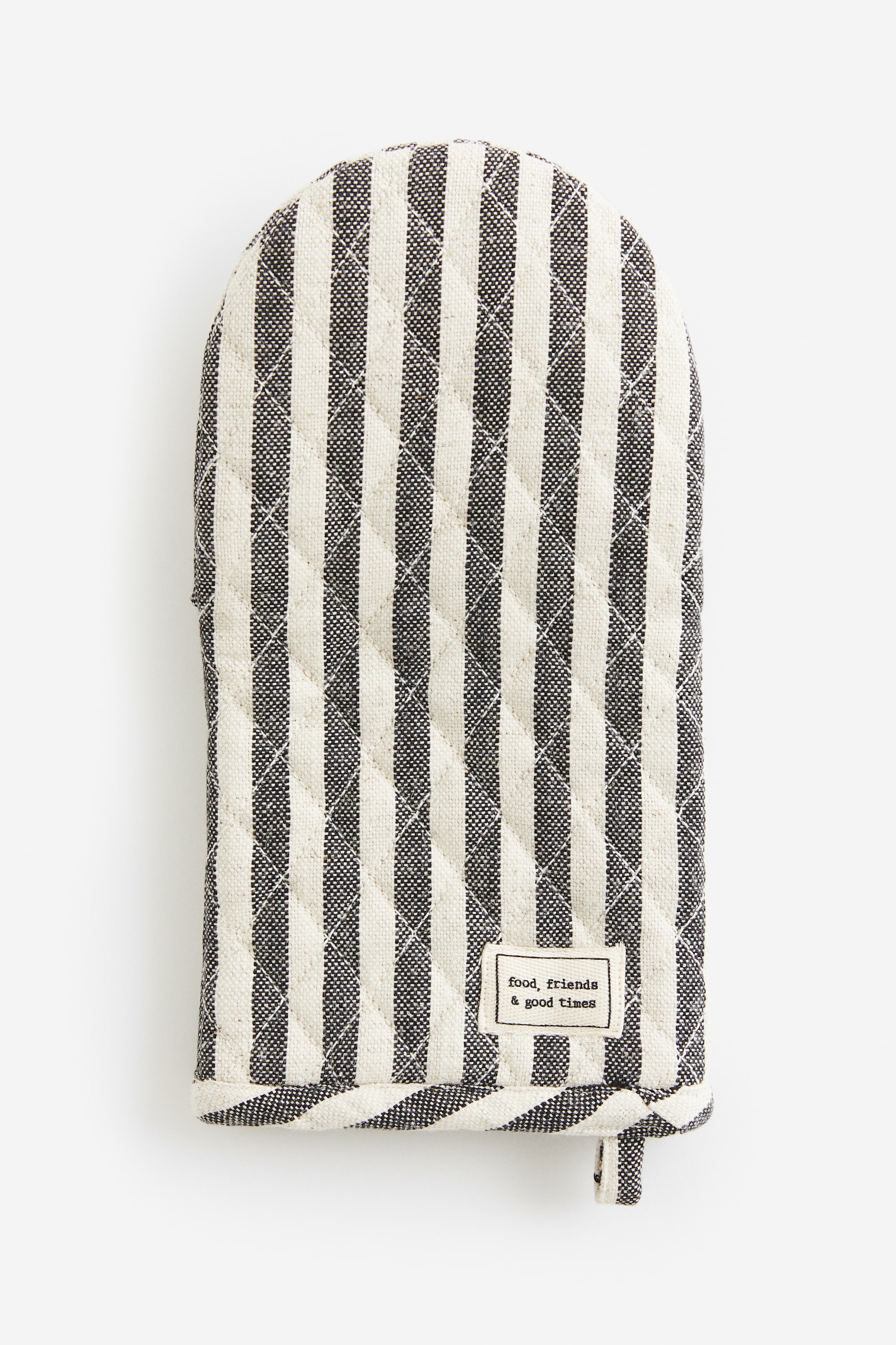 Striped Oven Mitt