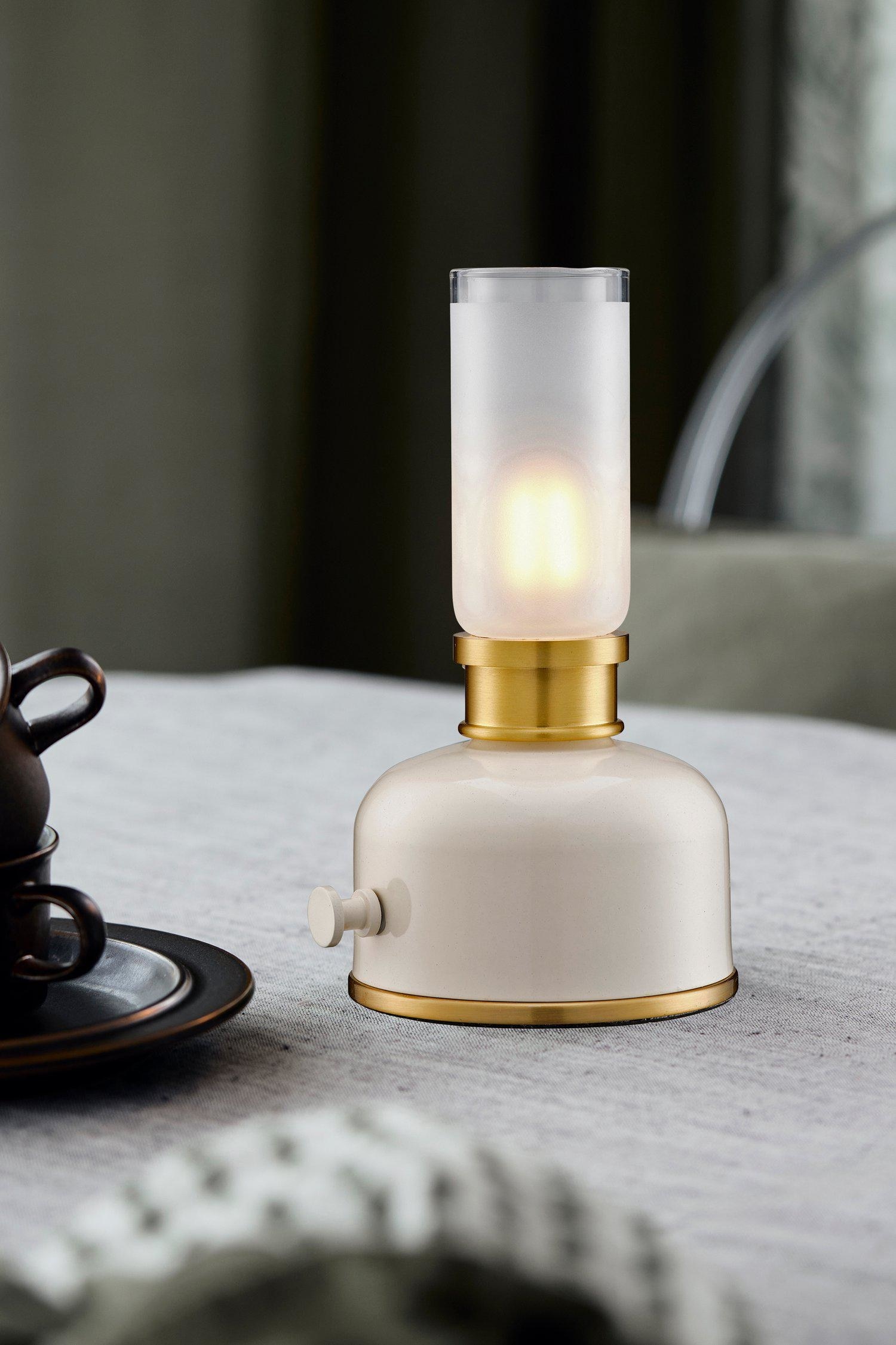 Rechargeable Table Lamp Frida 22cm - Beige/Orange/Rose/Vert