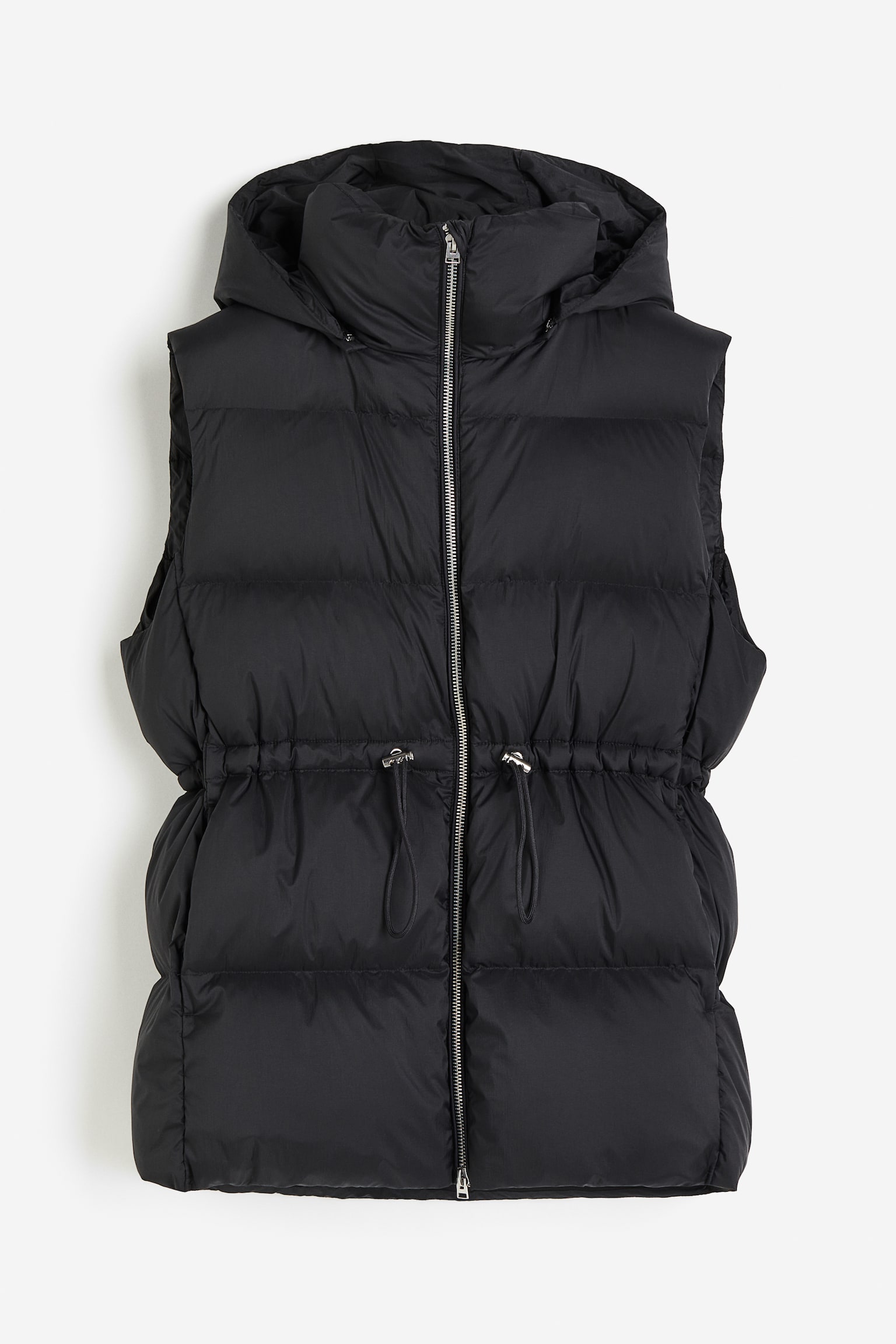 Down puffer gilet - Black/Brown - 1