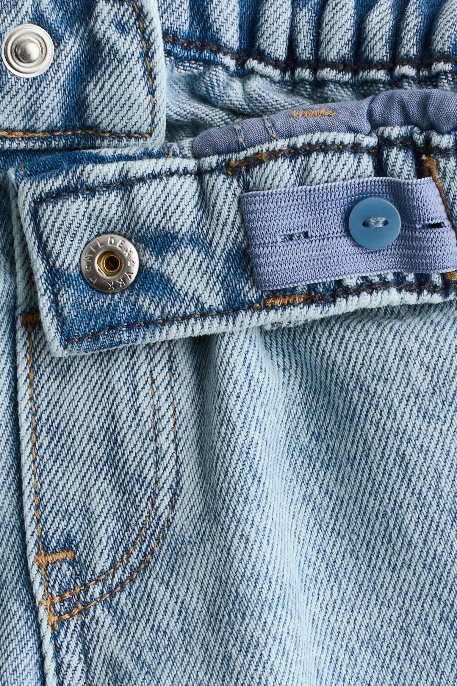 Jeans med vida ben - Ljus denimblå/Blå - 2