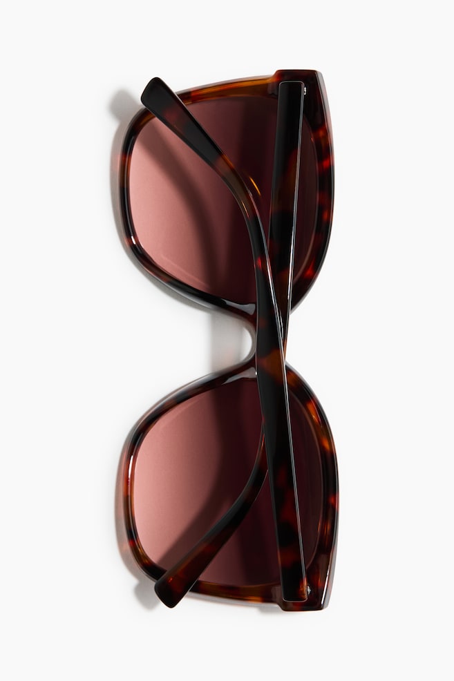 Square Sunglasses-Brown/tortoiseshell pattern - 4