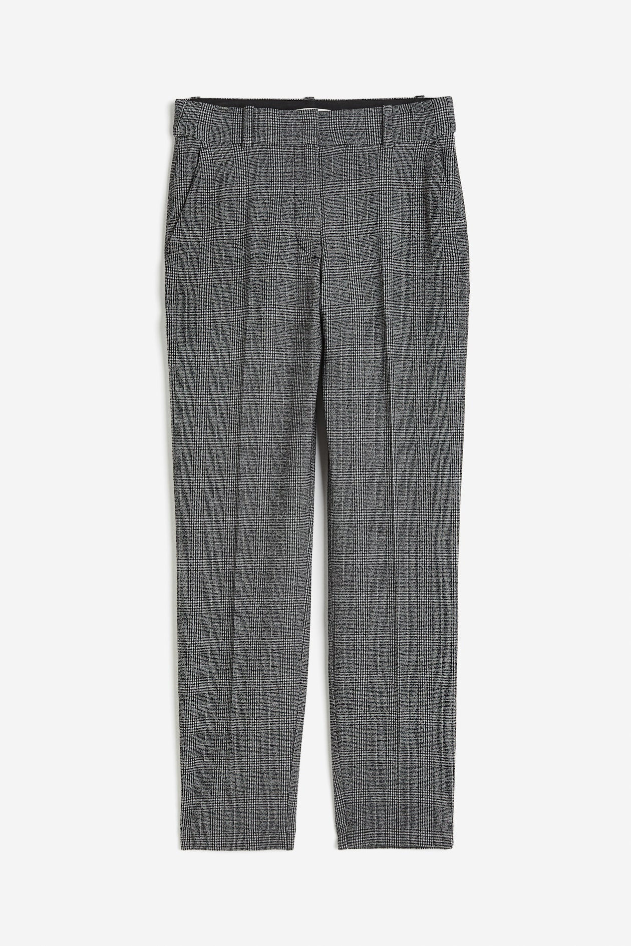 Women's Grey/Checked Cigarette trousers