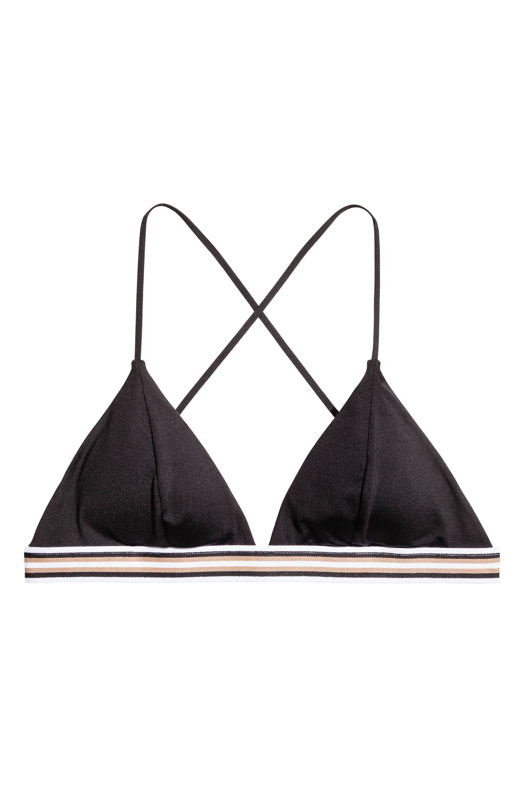 View larger image: Triangle bikini top - Black - Ladies | H&M 1
