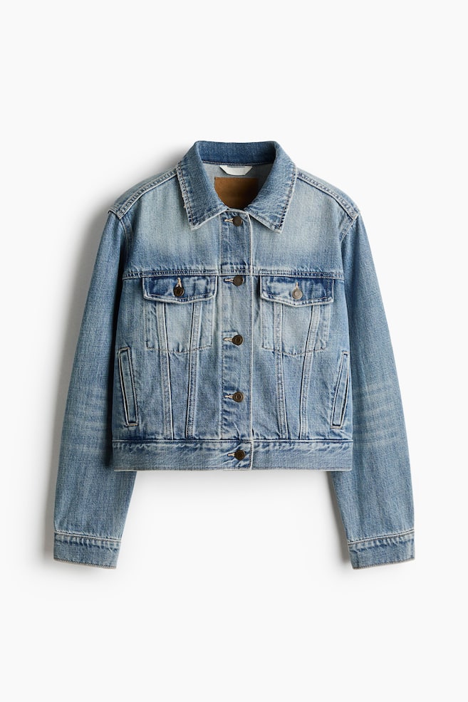 Denim Jacket - Light denim blue/Washed denim blue/Dark denim blue/Denim blue - 1