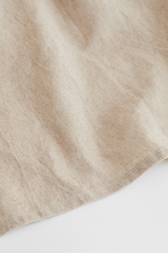 2-pack tasselled curtains - Light beige/White/Light greige - 6