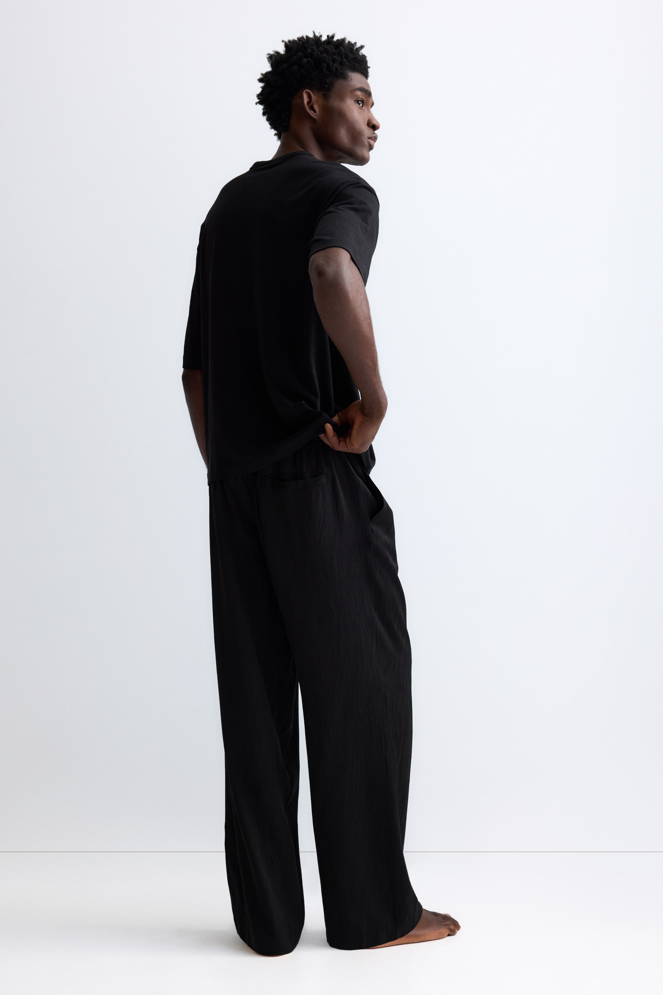 Ver imagen más grande: Relaxed Fit Pyjamas - Negro | H&M ES 5