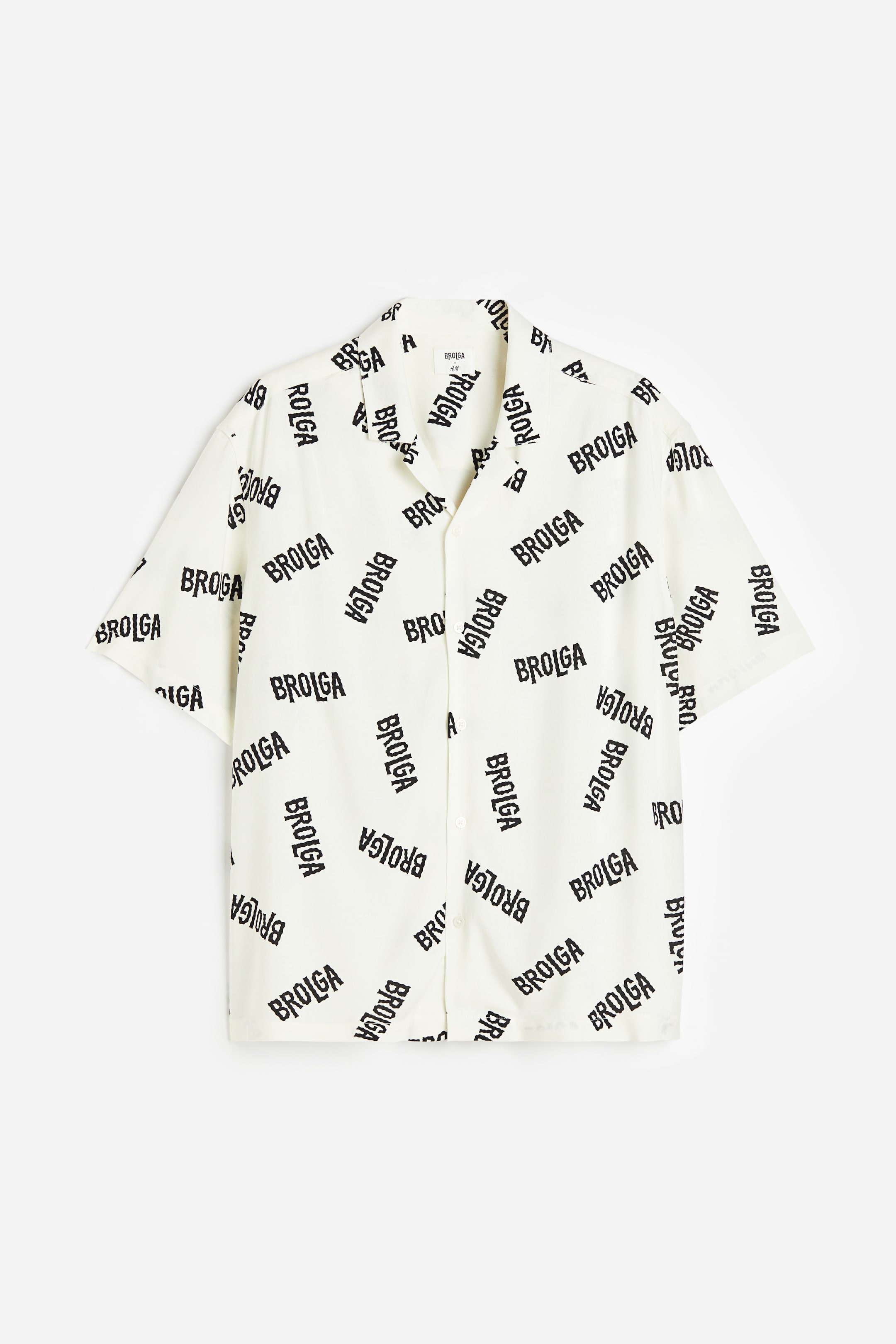 View larger image: Loose Fit Printed resort shirt - White/Brolga - Men | H&M 1
