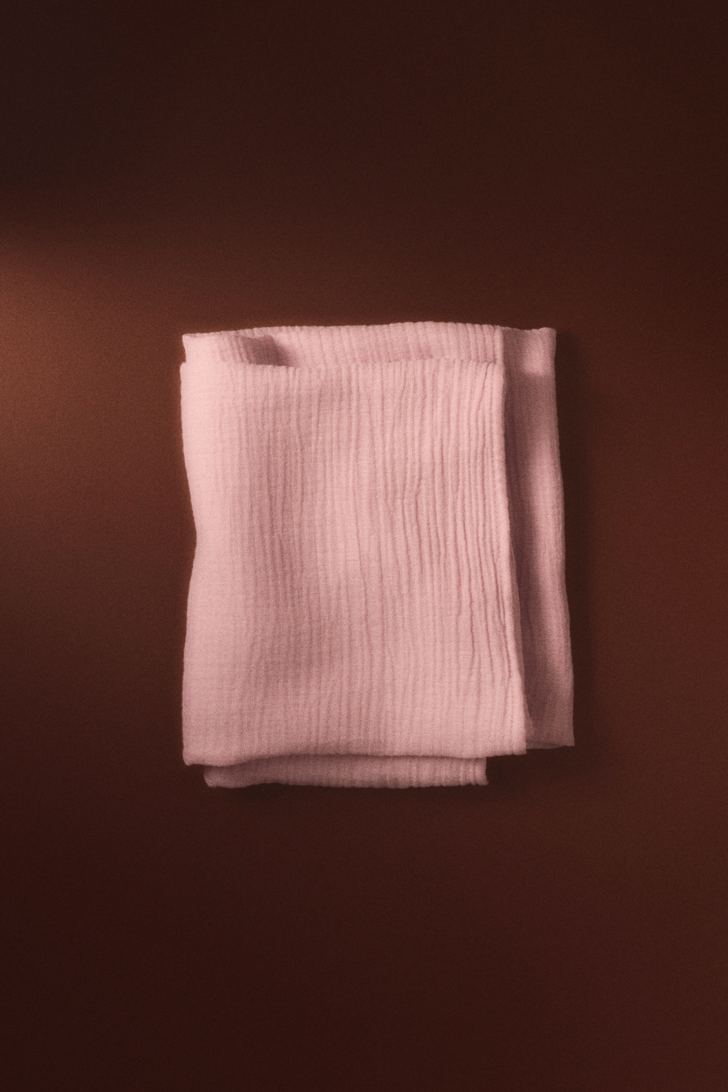 Hydrofieldoek van katoenen mousseline - Lichtroze/Lichtbeige/Wit/Saliegroen