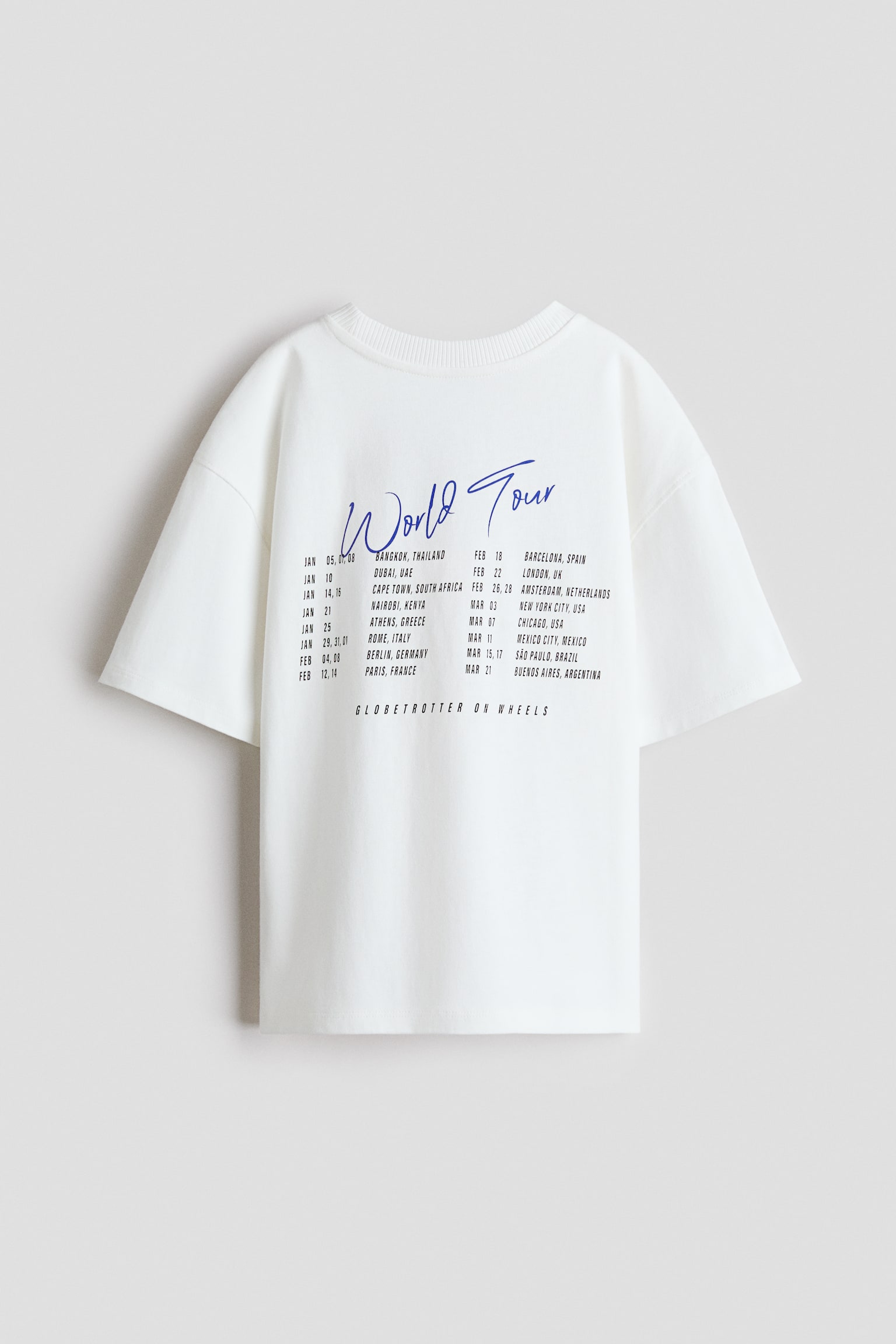 Printed T-shirt - White/Fast Crew/Orange/Dinosaur/Navy blue/Bear/Dusty turquoise/Energy/Black/NASA/Navy blue/Sports/White/Boston Garage Club/Blue/Striped - 5