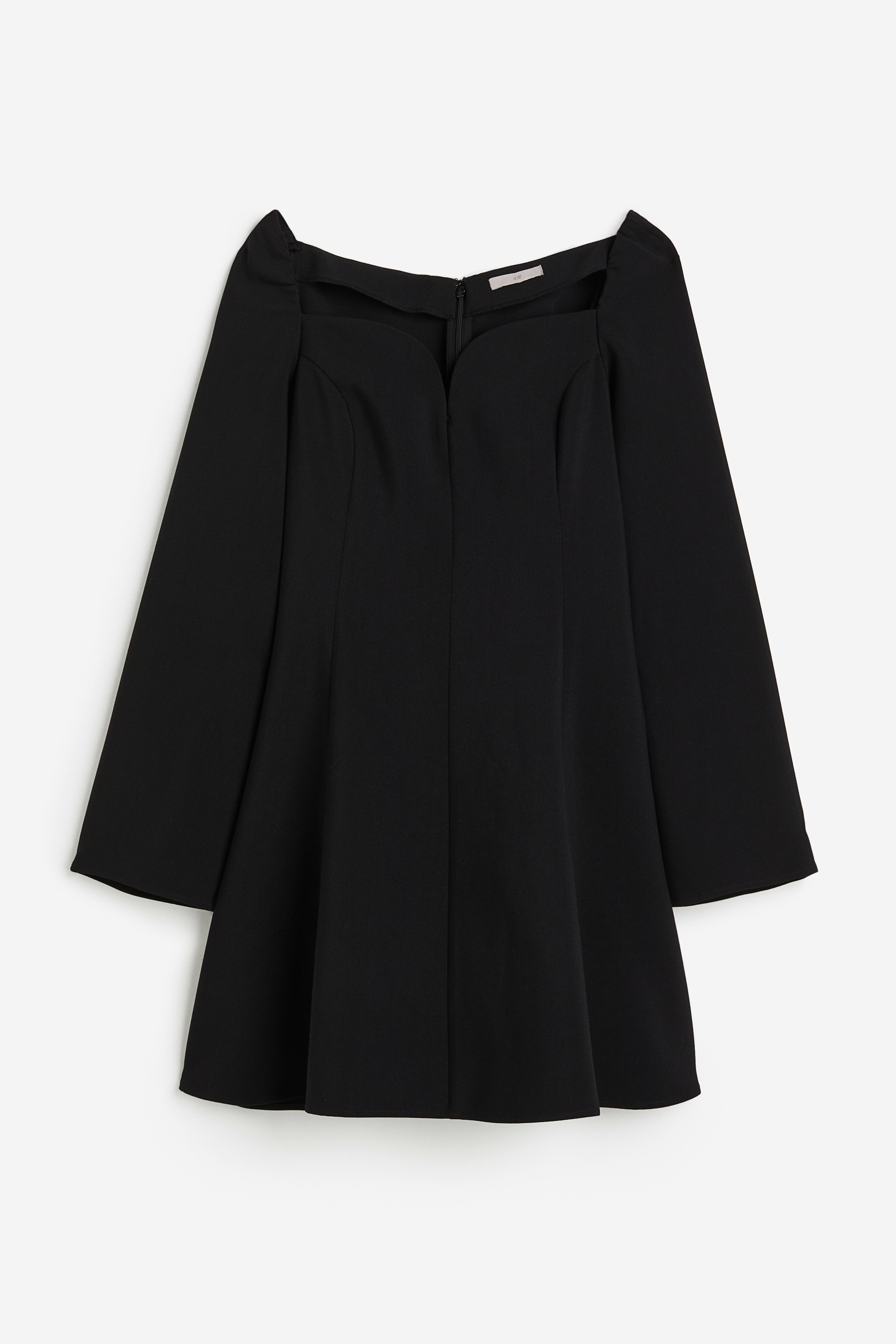 H&M long sleeve mini top dress