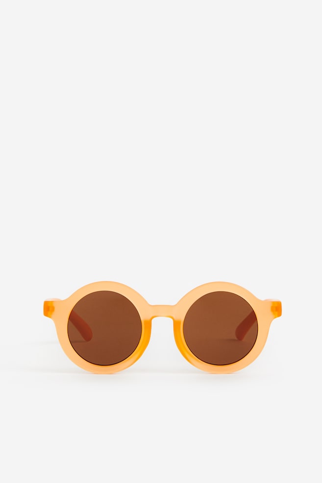 Runde Sonnenbrille - Orange - 1