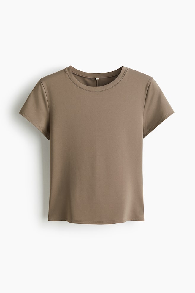 Sports top with DryMove™ - Dark beige/Sky blue/Lilac/Burnt red/Watermelon/Ivory/Plum purple/Black/Amazonite blue - 1