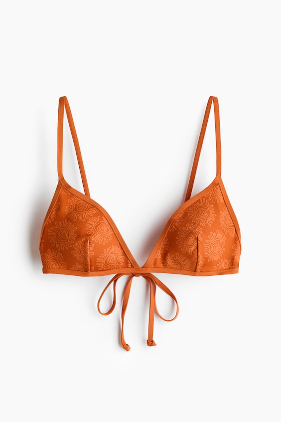 Верх бикини Printed, треугольные чашки — H&M
