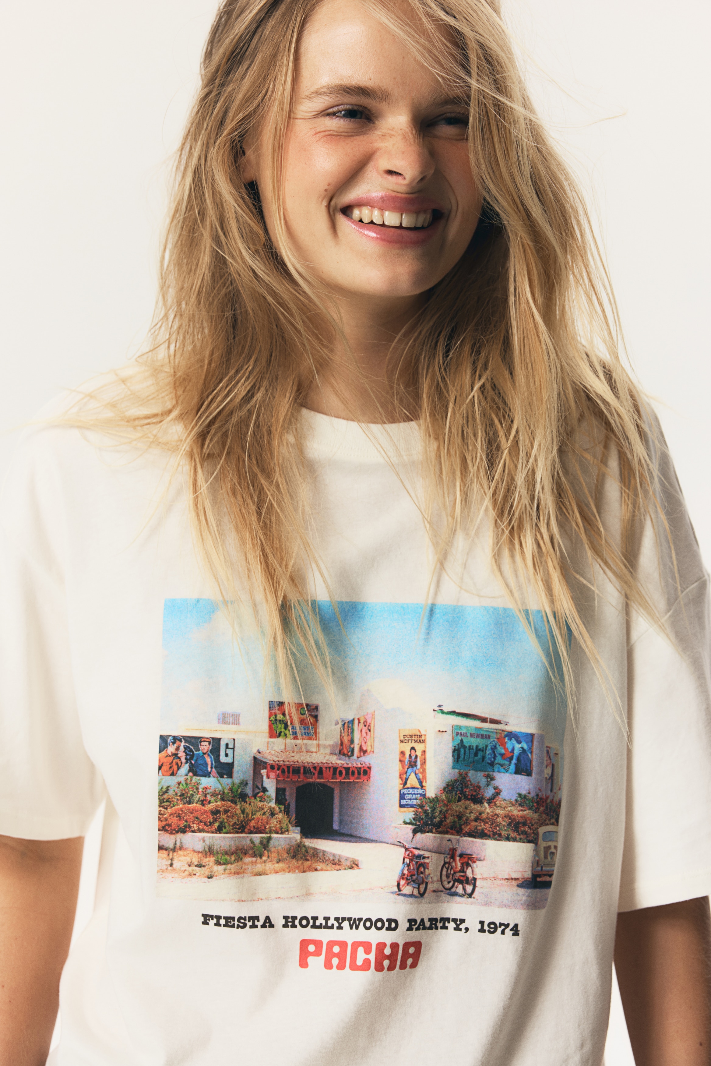 Oversized printed T-shirt