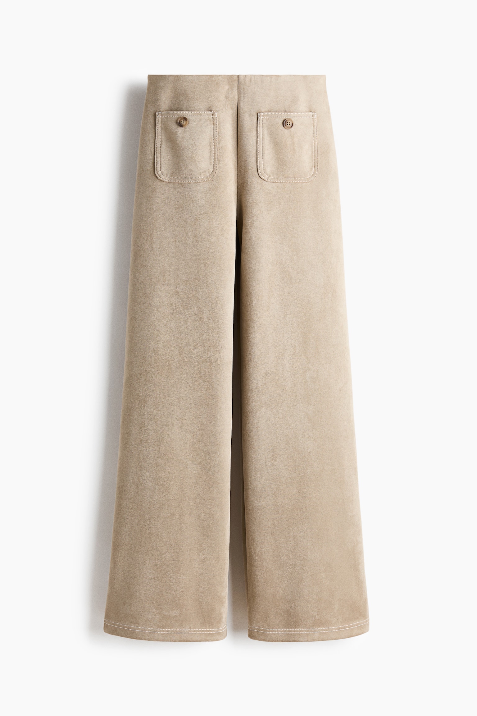 Jersey trousers - Beige/Dark brown/Dark beige - 1