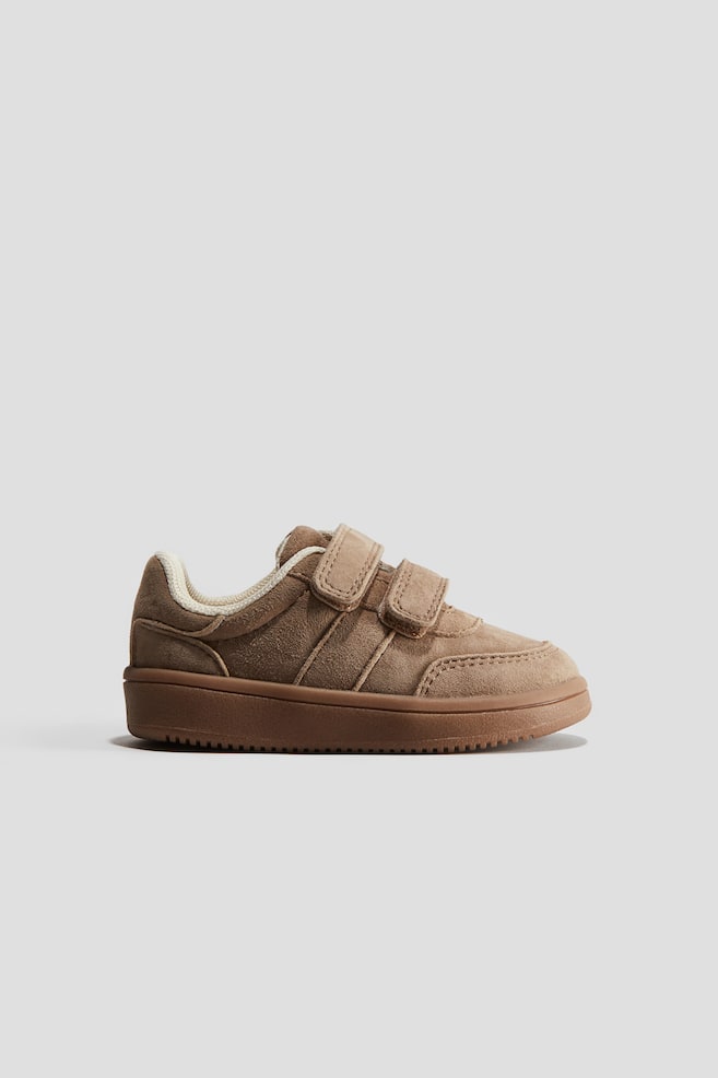 Sneakers en cuir - Beige foncé - 1
