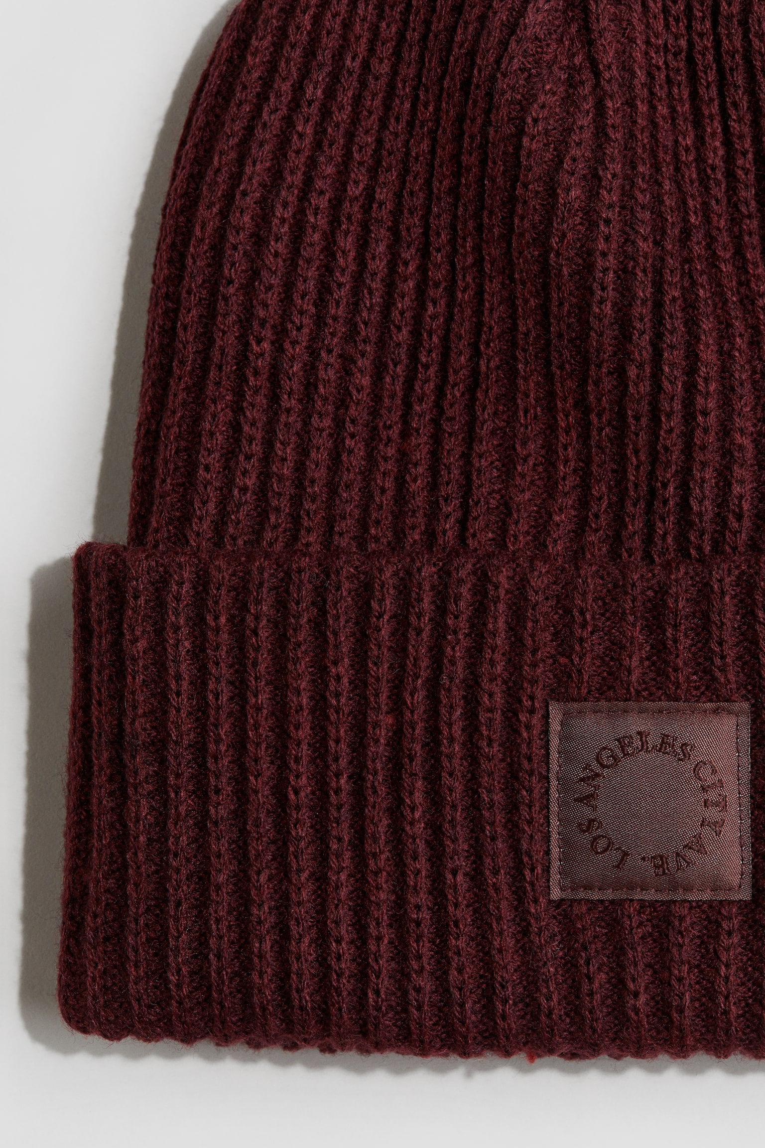 Appliquéd beanie - Dark red/Black/Navy blue/Light pink - 2