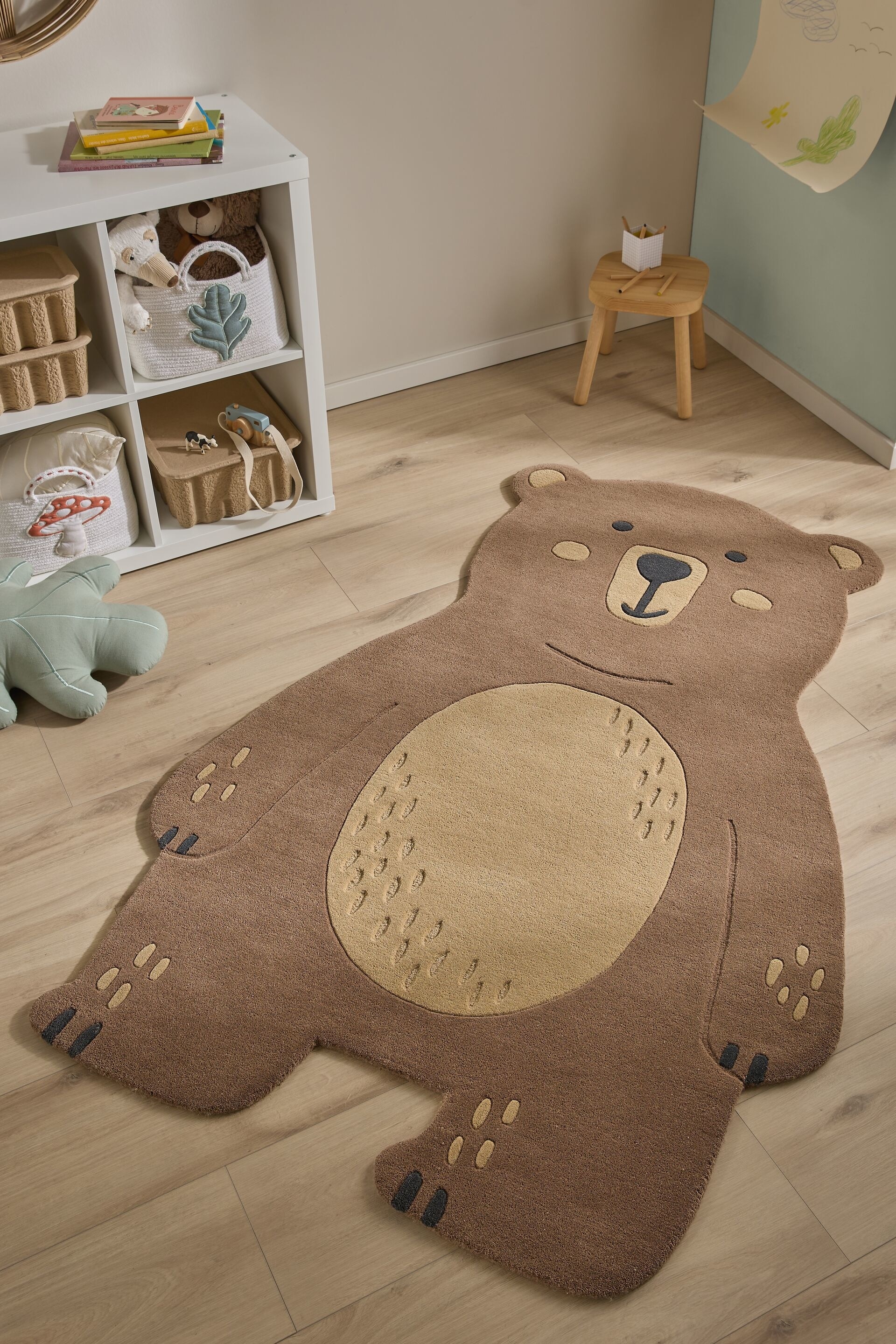 Barnmatta Urs - Brun/Creme