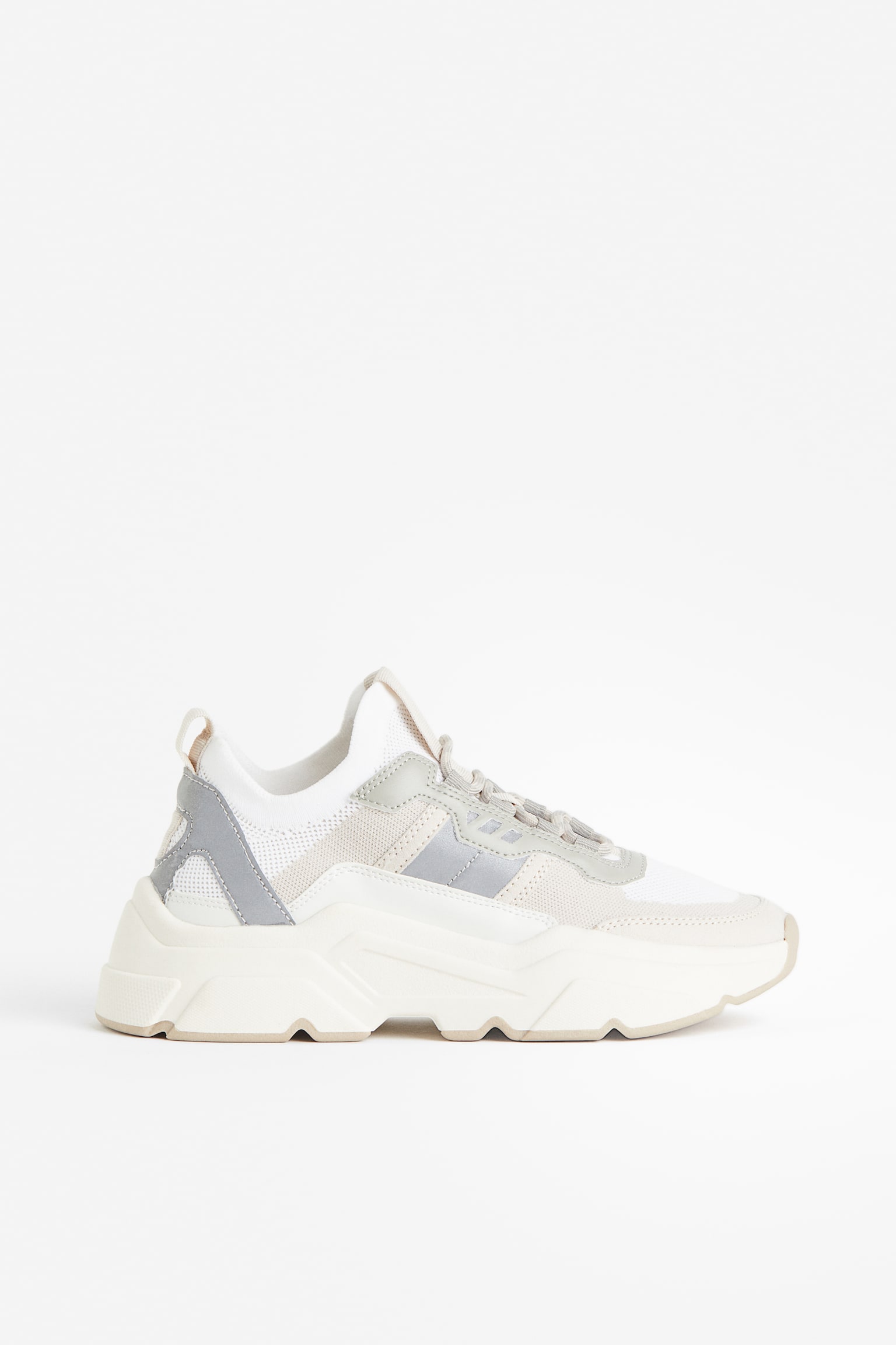 Chunky Sneakers - Light beige/White - 1