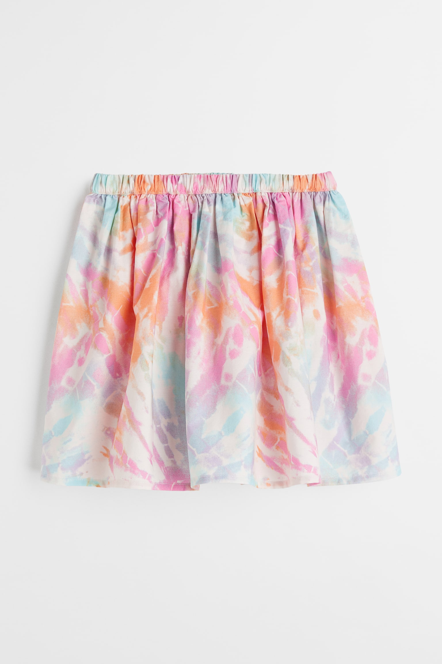 Pattern Cotton Skirt - Light pink/Tie dye/Blue/Stripe - 1