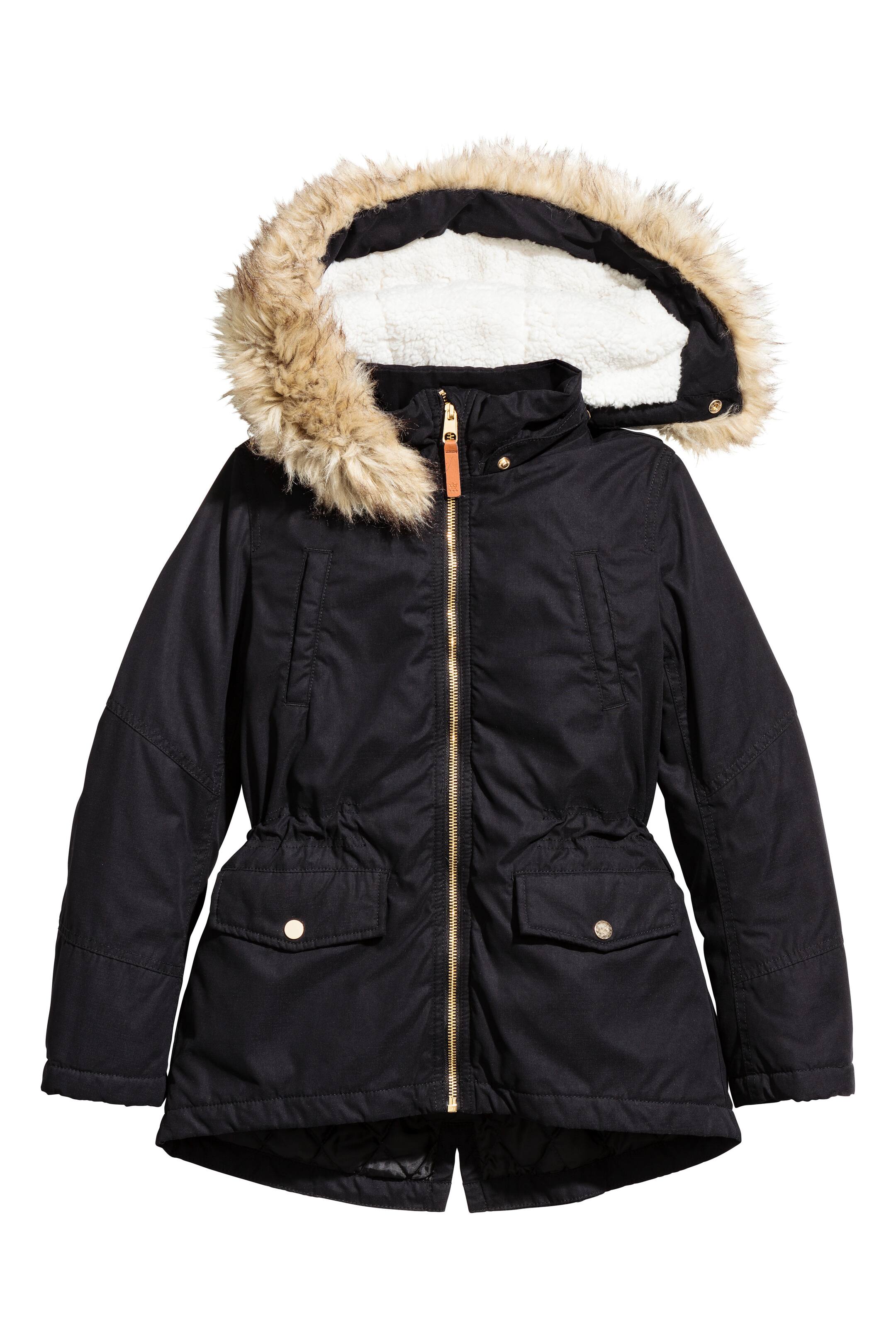 View larger image: Padded parka - Black - Kids | H&M GB 1