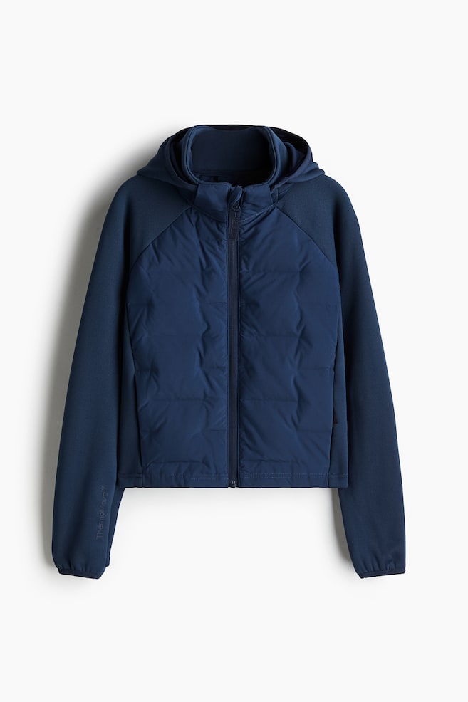 Veste Hybrid en duvet ThermoMove™ - Bleu marine/Noir - 1