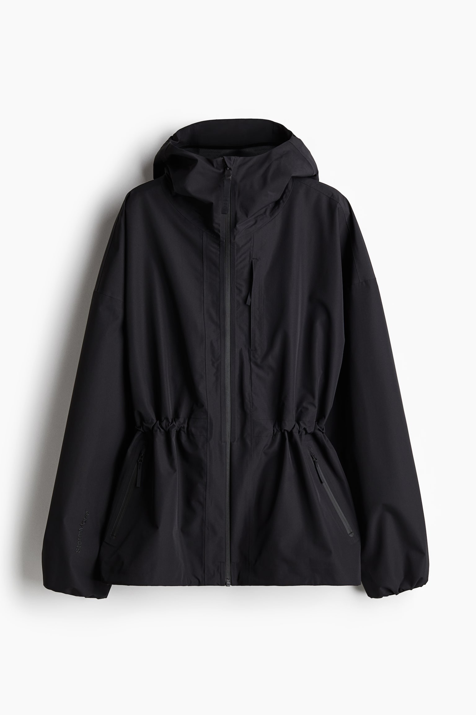 Rain jacket in StormMove™ - Black/Light beige - 2