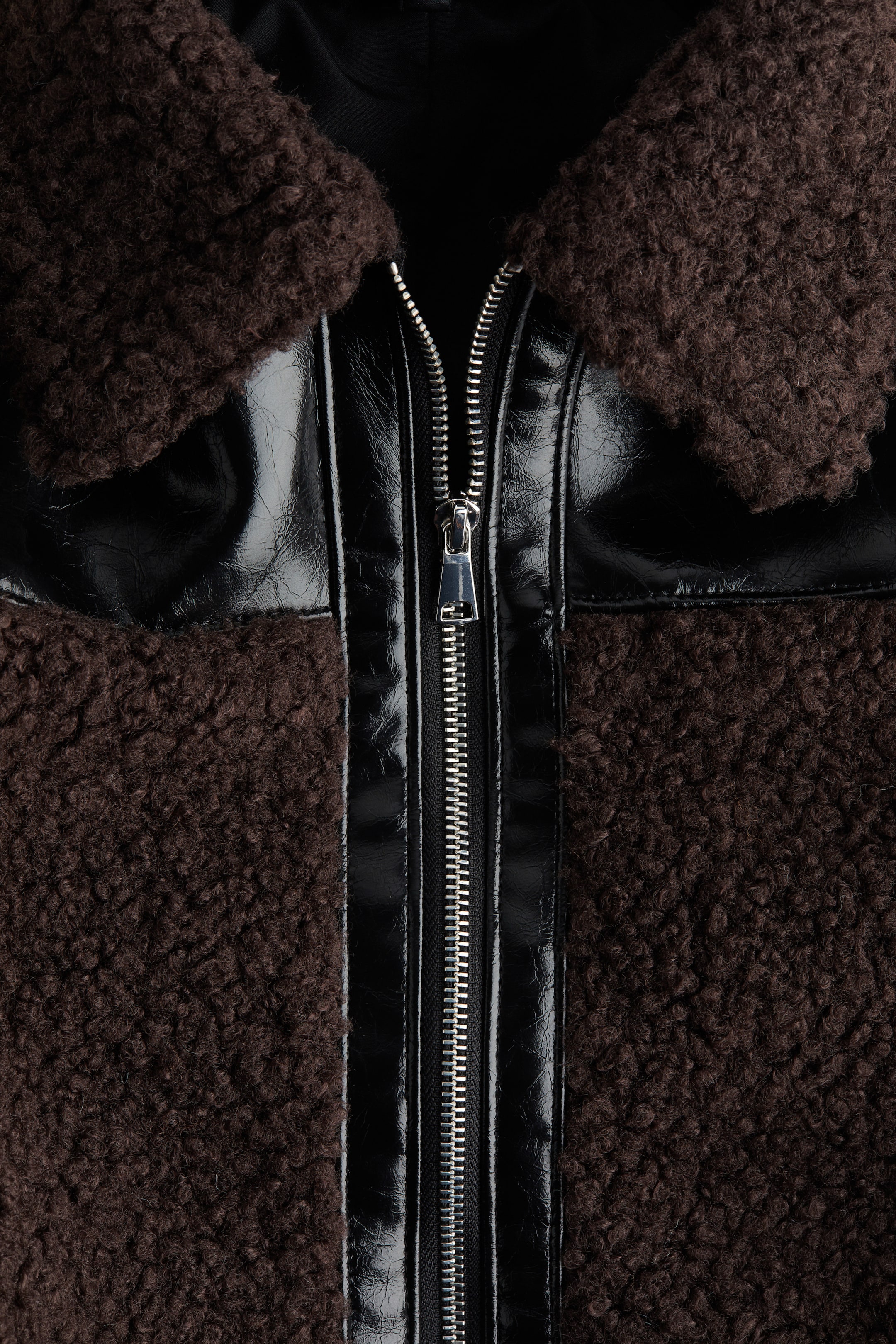 Visualizza immagine più grande: Giacca in pelliccia di pile - Marrone scuro - DONNA | H&M IT 5