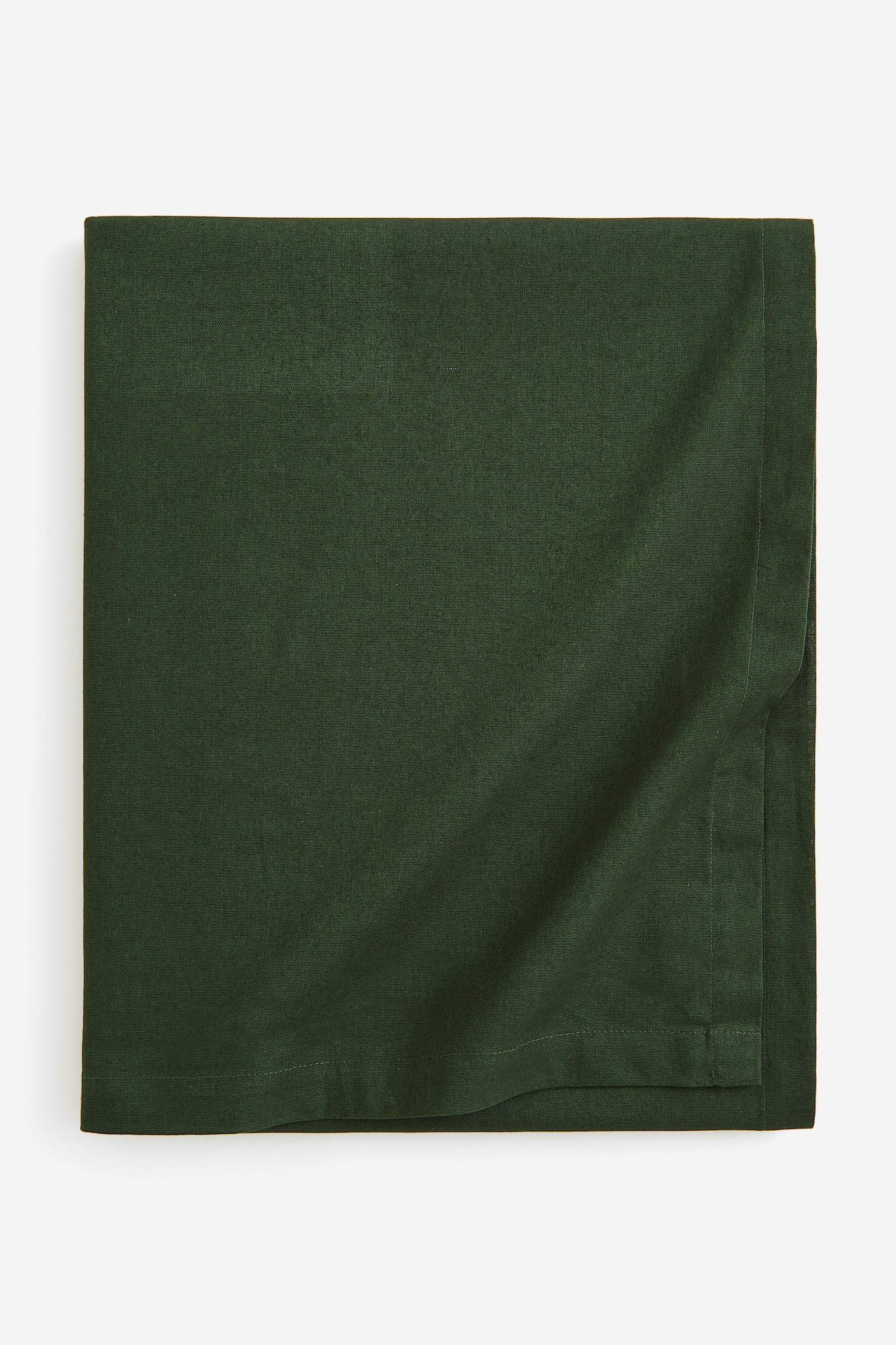 Cotton tablecloth - Dark green/Dark red/White/Dark grey/Orange/Light purple - 1