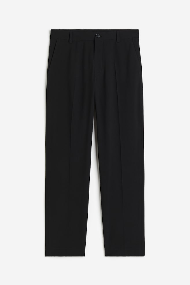 Regular Fit Tailored twill trousers - Black/Beige/Dark grey - 2