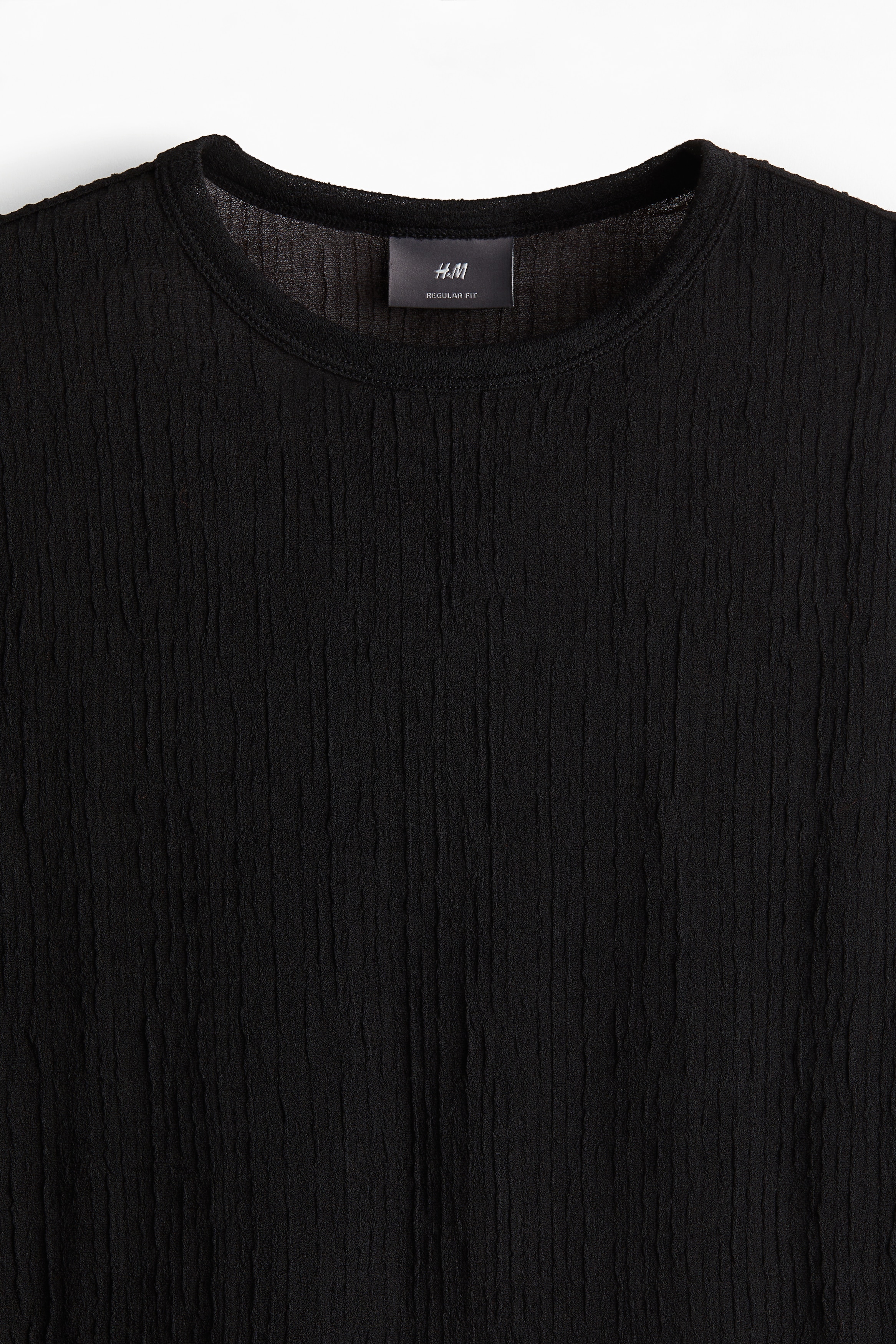 T-shirt H&M Noir Pour Homme - Taille XS - Occasion Très Bon état