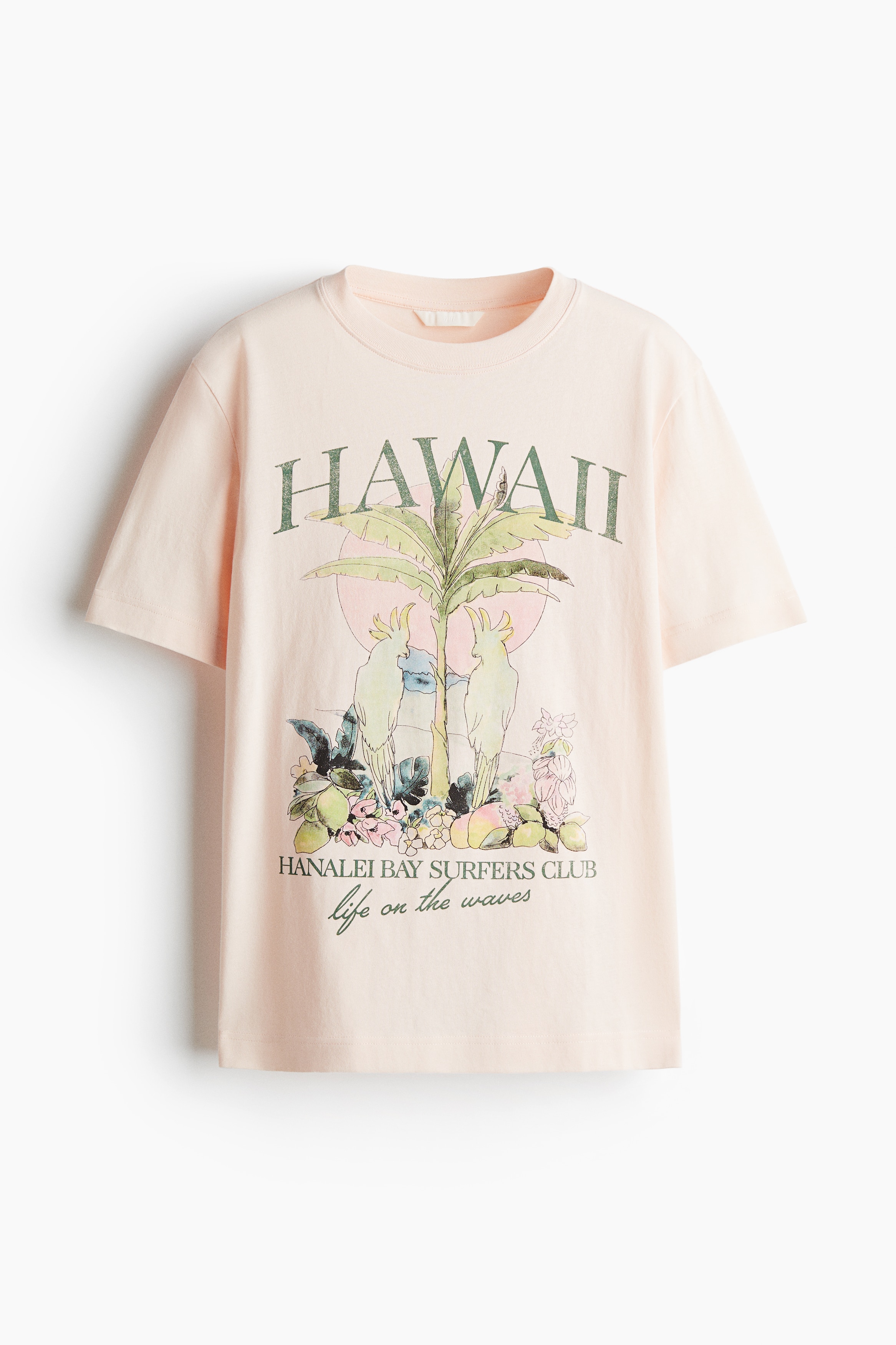 T-shirt imprimé - Rose poudré/Hawaii/Turquoise clair/Maldives/Blanc/Rio de Janeiro/Blanc/Beach Cafe